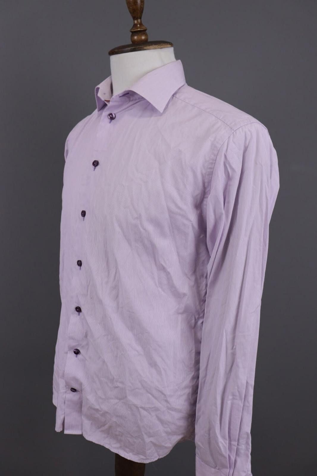 Eton Eton Slim Fit Purple Button Down Shirt Size 41 / 16 Size US M / EU 48-50 / 2 - 7 Thumbnail