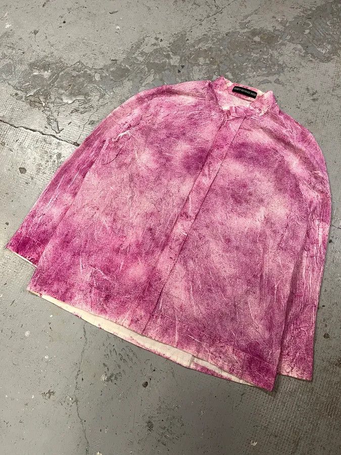 Issey Miyake Issey Miyake Pink Textured Shirt Size US S / EU 44-46 / 1 - 5 Thumbnail