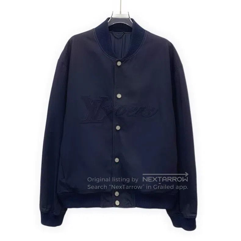 Louis Vuitton Louis Vuitton 24 navy blue logo monogrammed embroidered co Size US XL / EU 56 / 4 - 1 Thumbnail