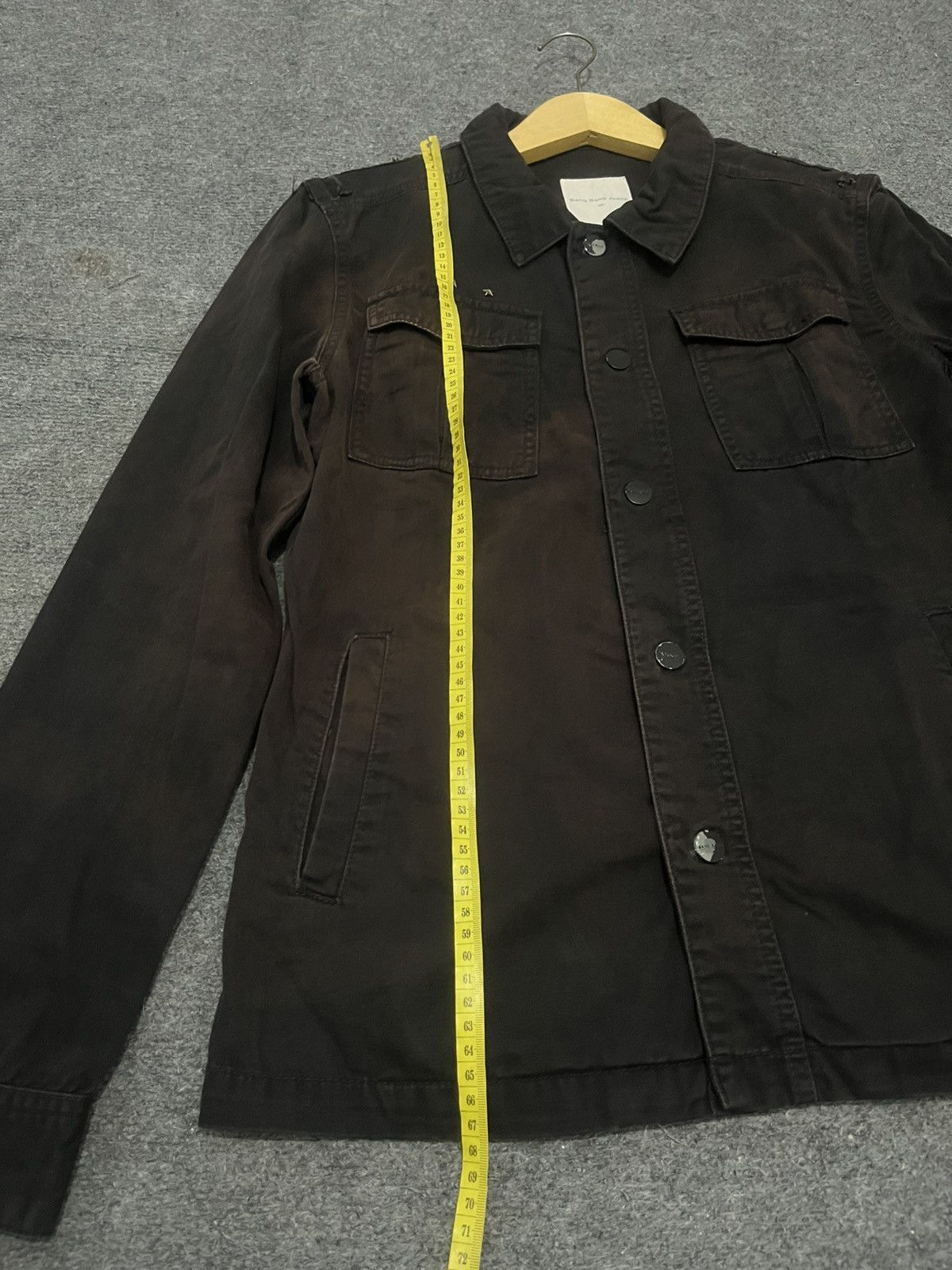 Japanese Brand × Vintage VINTAGE Y2K ARCHIVE BANGBANG DENIM JACKET BROWN Size US M / EU 48-50 / 2 - 13 Thumbnail