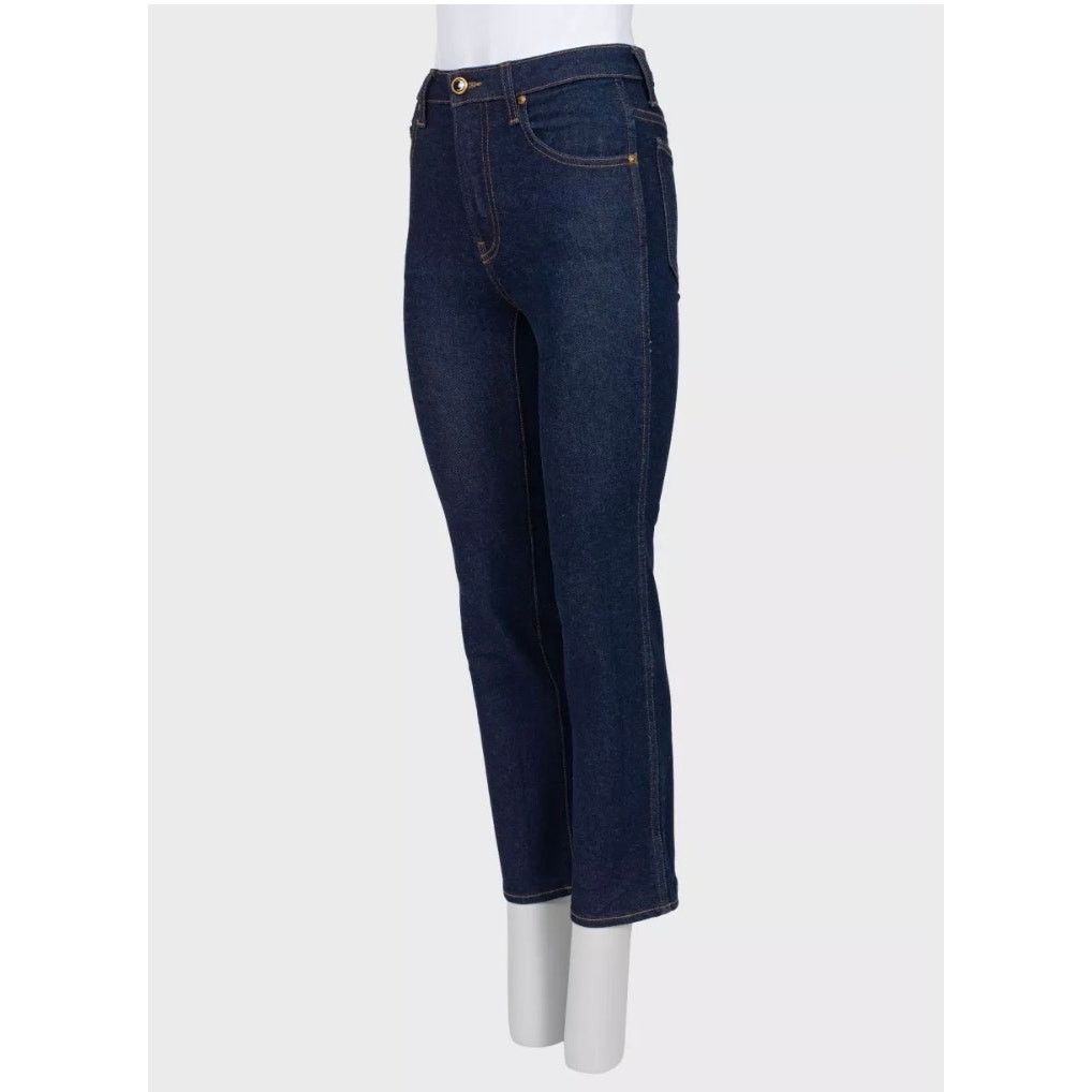 KHAITE Khaite Dark Blue High-Waisted Jeans - Size S Size 26" / US 2 / IT 38 - 2 Thumbnail