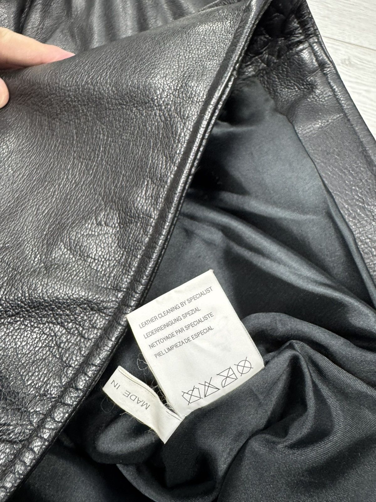 Leather Vintage Avantgarde Biker Cropped Leather Jacket Size US S / EU 44-46 / 1 - 7 Thumbnail