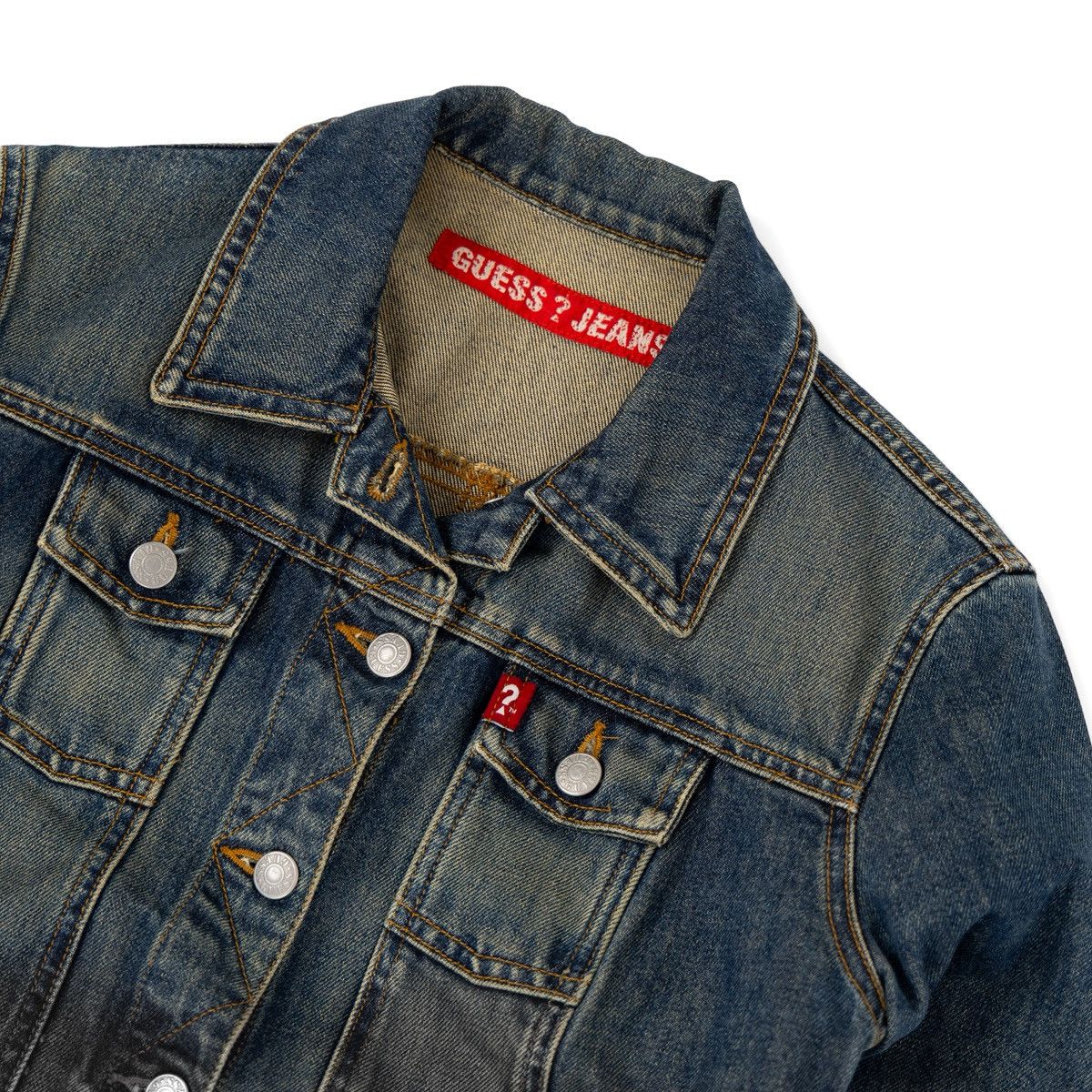 Guess Vintage Guess Jeans USA Womens Denim Jacket Blue Trucker Size M / US 6-8 / IT 42-44 - 5 Thumbnail