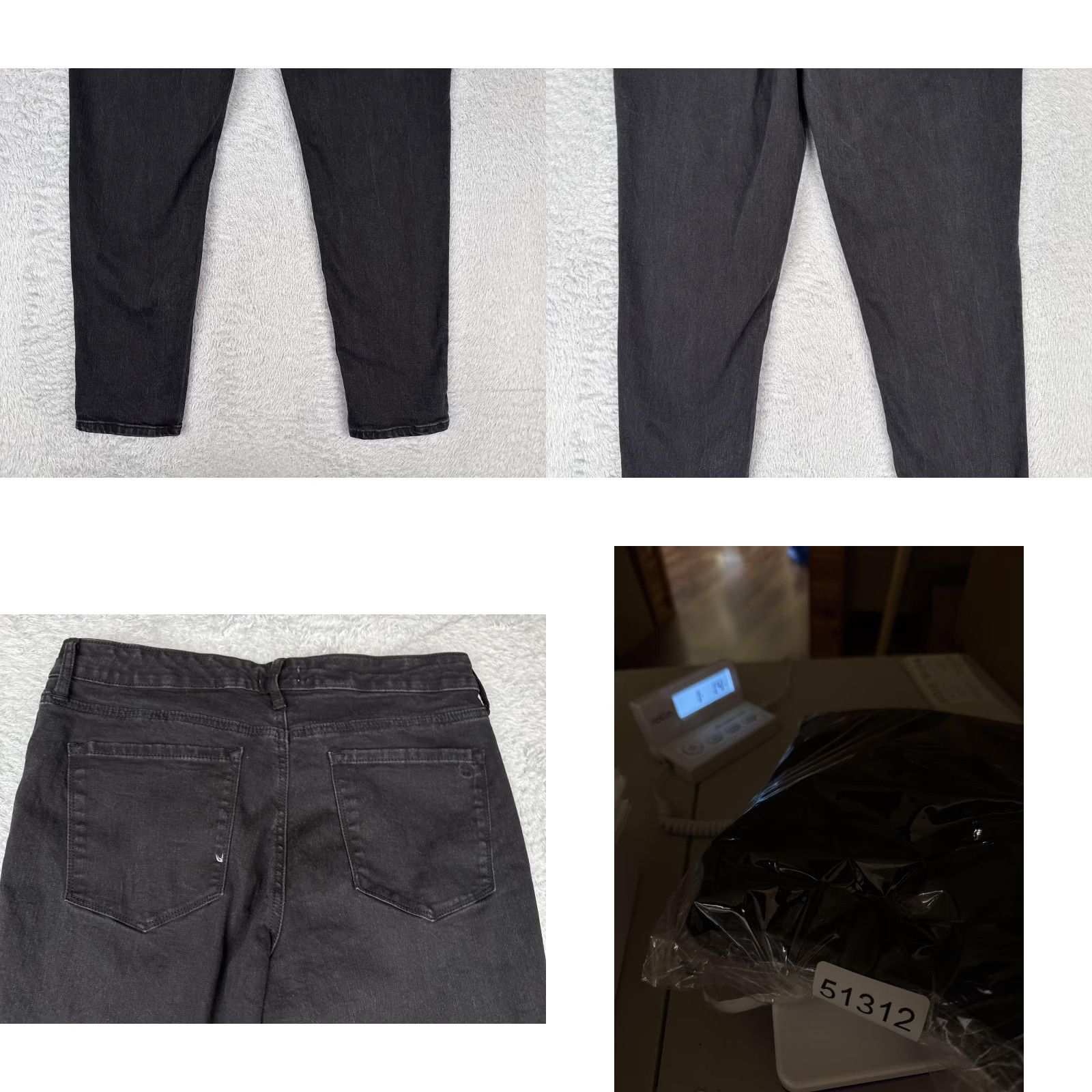 Jessica Simpson Jessica Simpson Jeans Womens 12 Black Skinny Stretch Denim Mid Rise 31x28 Size 34" / US 12 / IT 48 - 10 Thumbnail