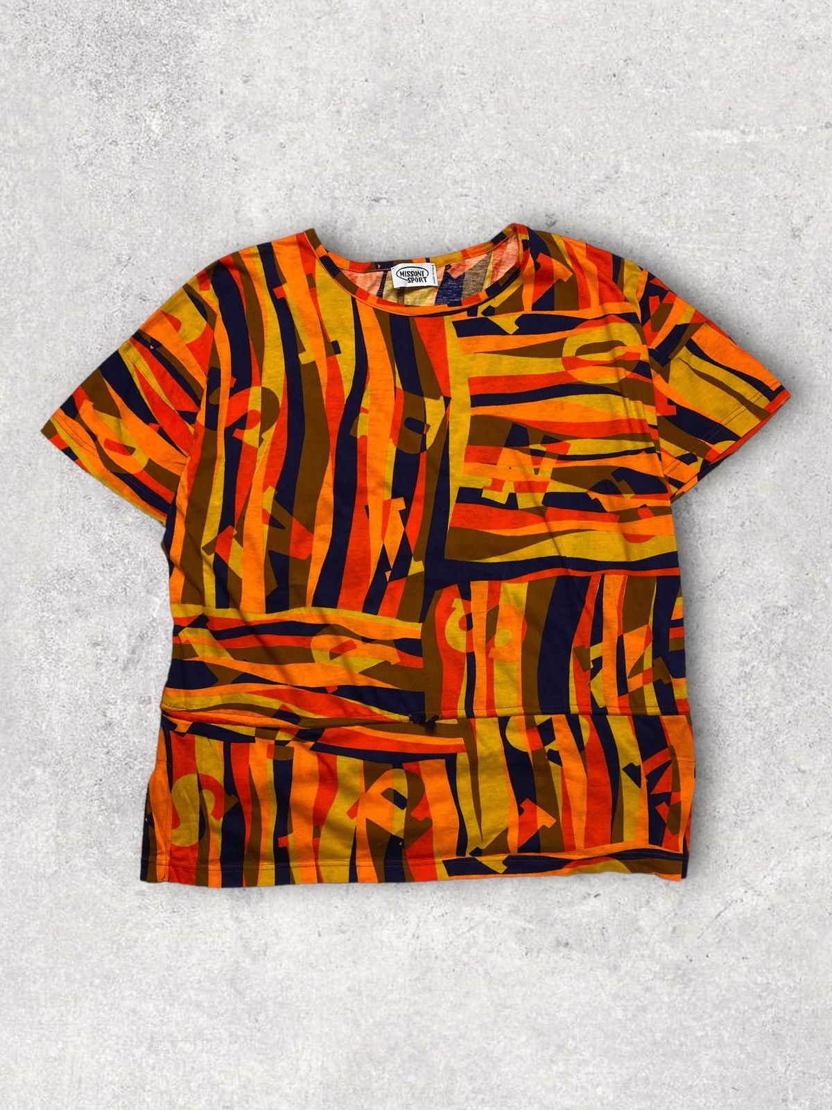 Missoni Missoni sport tshirt multicolour monogrammed luxury premium Size L / US 10 / IT 46 - 2 Thumbnail