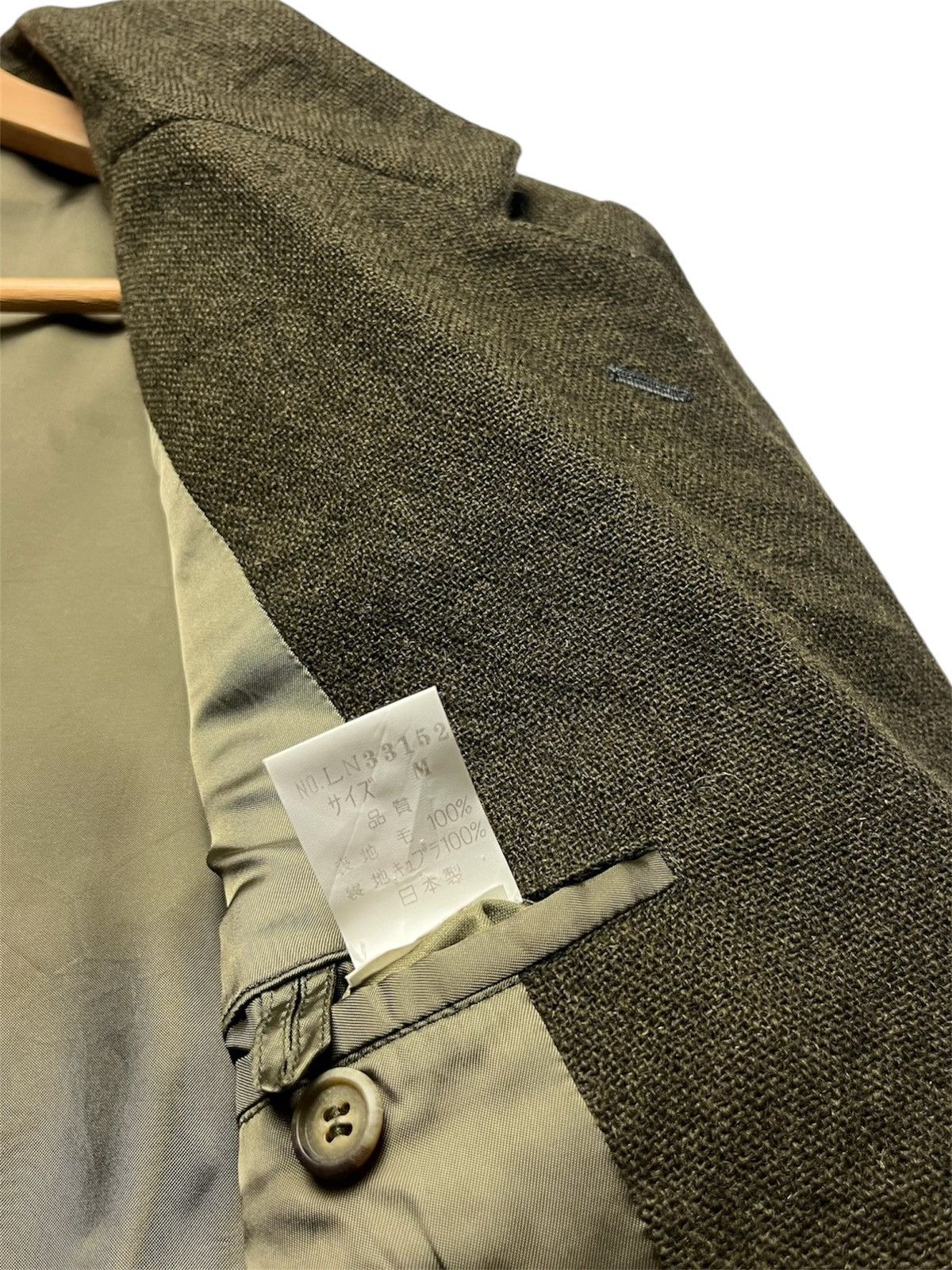 Issey Miyake Vintage AW73 Issey Miyake Men Wool Jacket Size US M / EU 48-50 / 2 - 12 Thumbnail