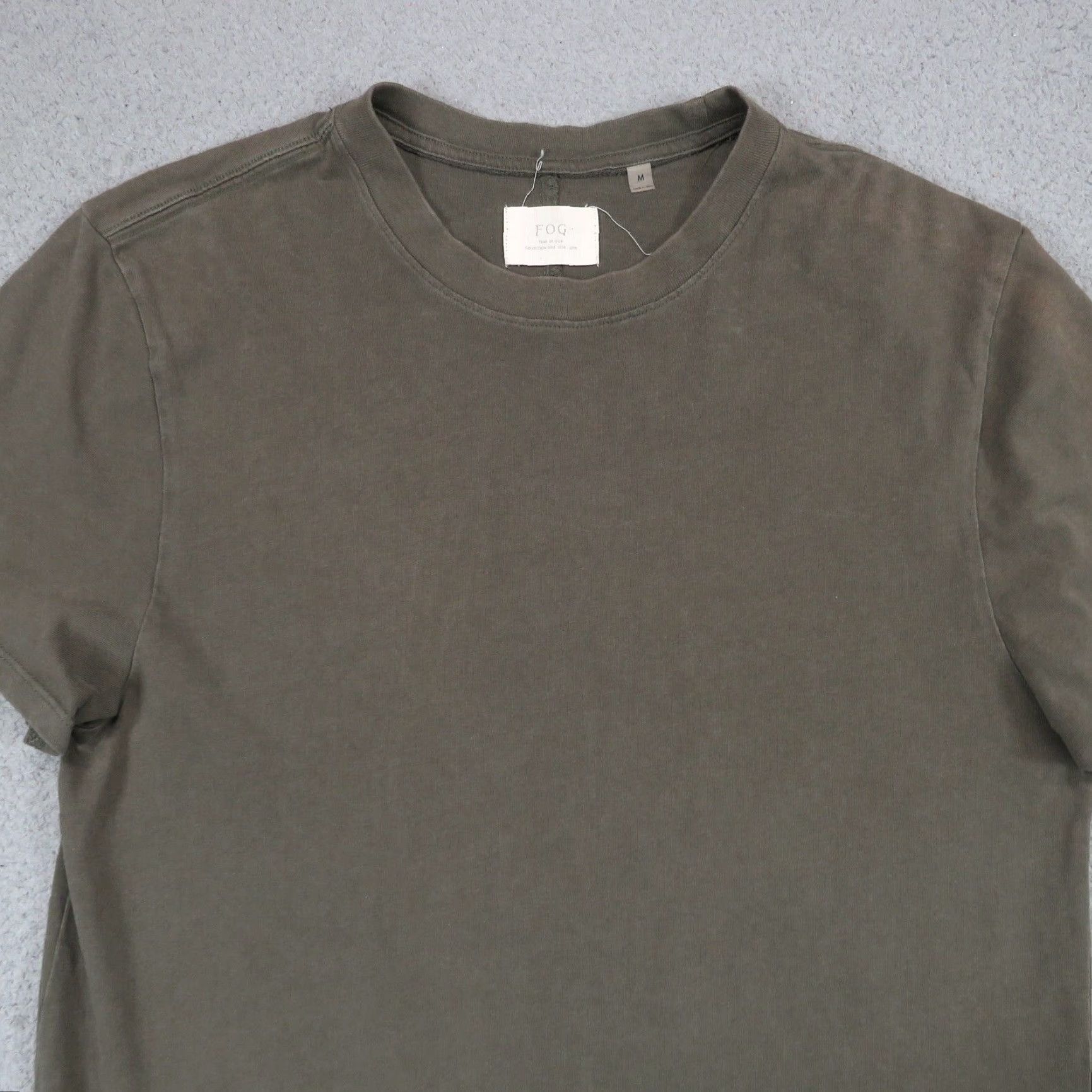 Fear of God Fear of God Mainline Shirt Mens M Olive Collection 1 One FOG 2015 Drop Crew Neck Short Sleeve Cotton Knit Green T-Shirt Designer Streetwear Mens Size US M / EU 48-50 / 2 - 2 Thumbnail