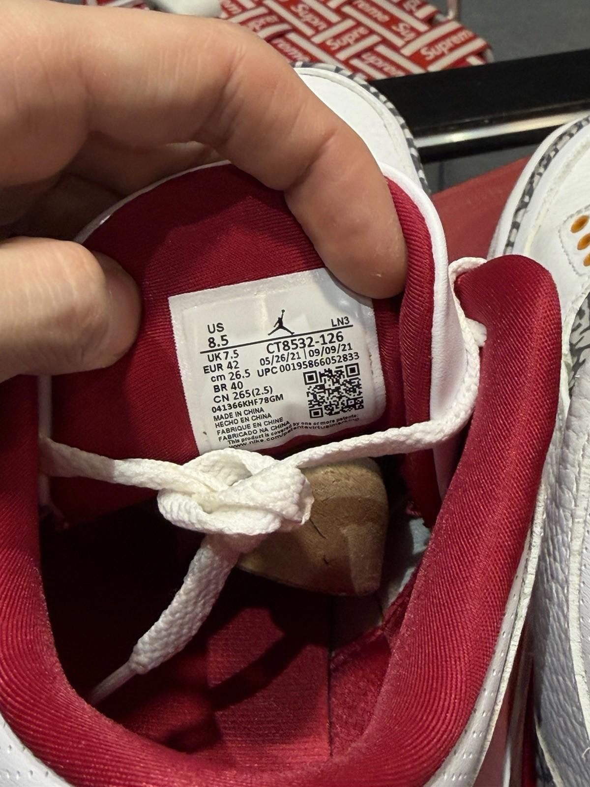 Jordan Brand Size 8.5 - Jordan 3 Retro Mid Cardinal Red (CT8532 126) Size US 8.5 / EU 41-42 - 12 Thumbnail