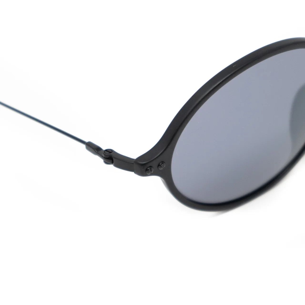 Ann Demeulemeester Ann Demeulemeester Sunglasses Oval Matte Black and Grey Size ONE SIZE - 12 Thumbnail