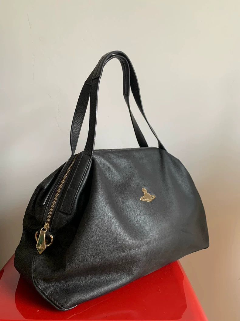 Vivienne Westwood Vivienne Westwood Used large tote bag leather Boston bag Size ONE SIZE - 2 Thumbnail
