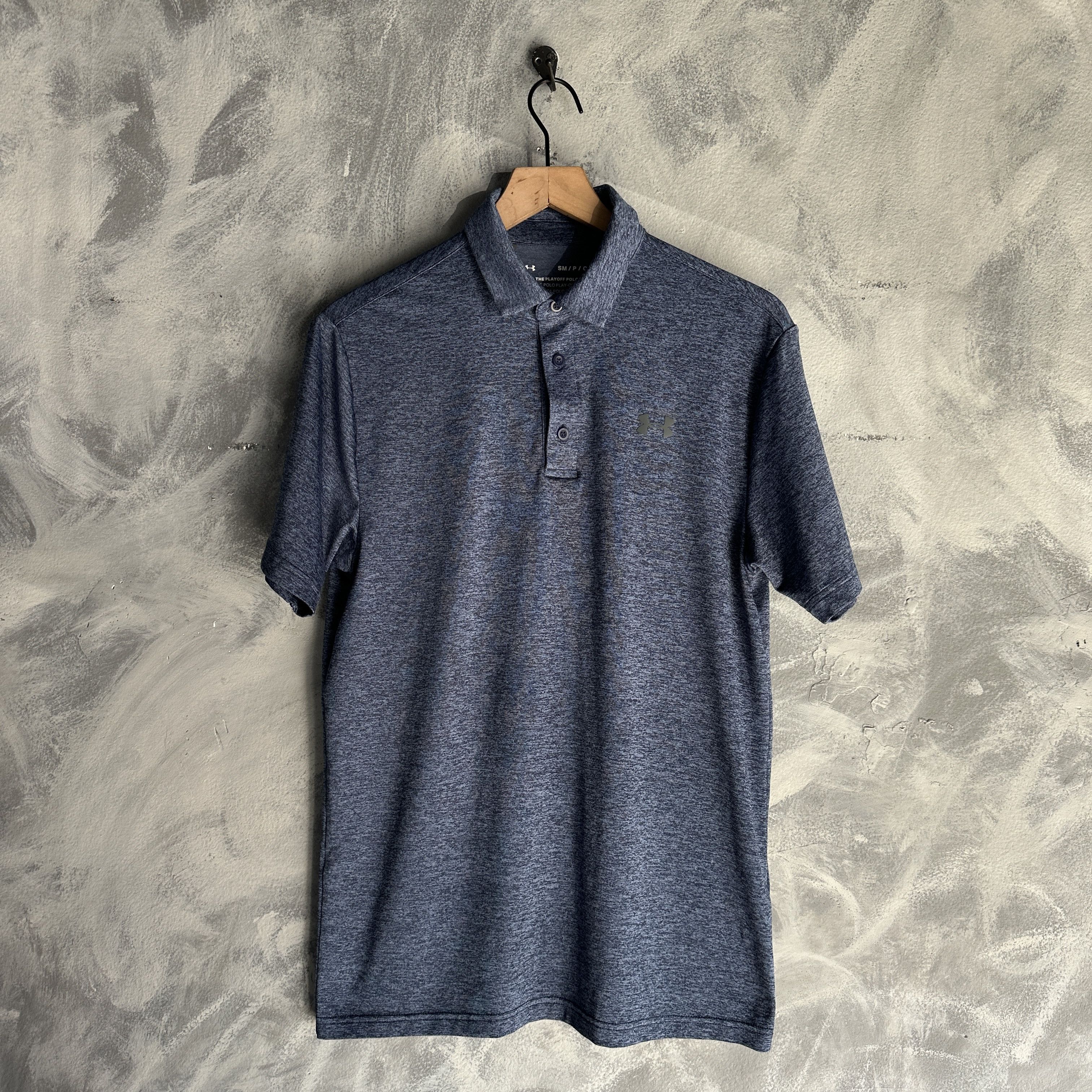 Under Armour Under Armour Playoff Polo Shirt Mens Small Blue Performance Size US S / EU 44-46 / 1 - 8 Thumbnail