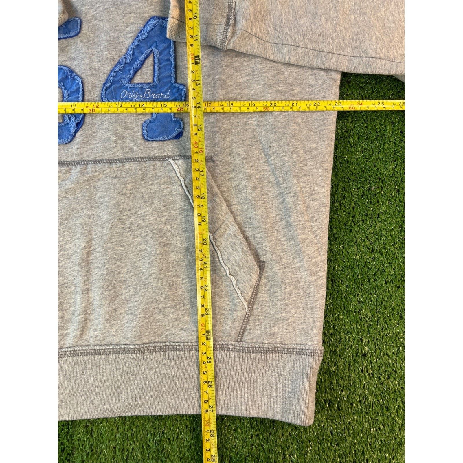 Aeropostale Aeropostale Mens Gray AERO-NY 54 Graphic Pullover Hoodie LG Size US L / EU 52-54 / 3 - 4 Thumbnail