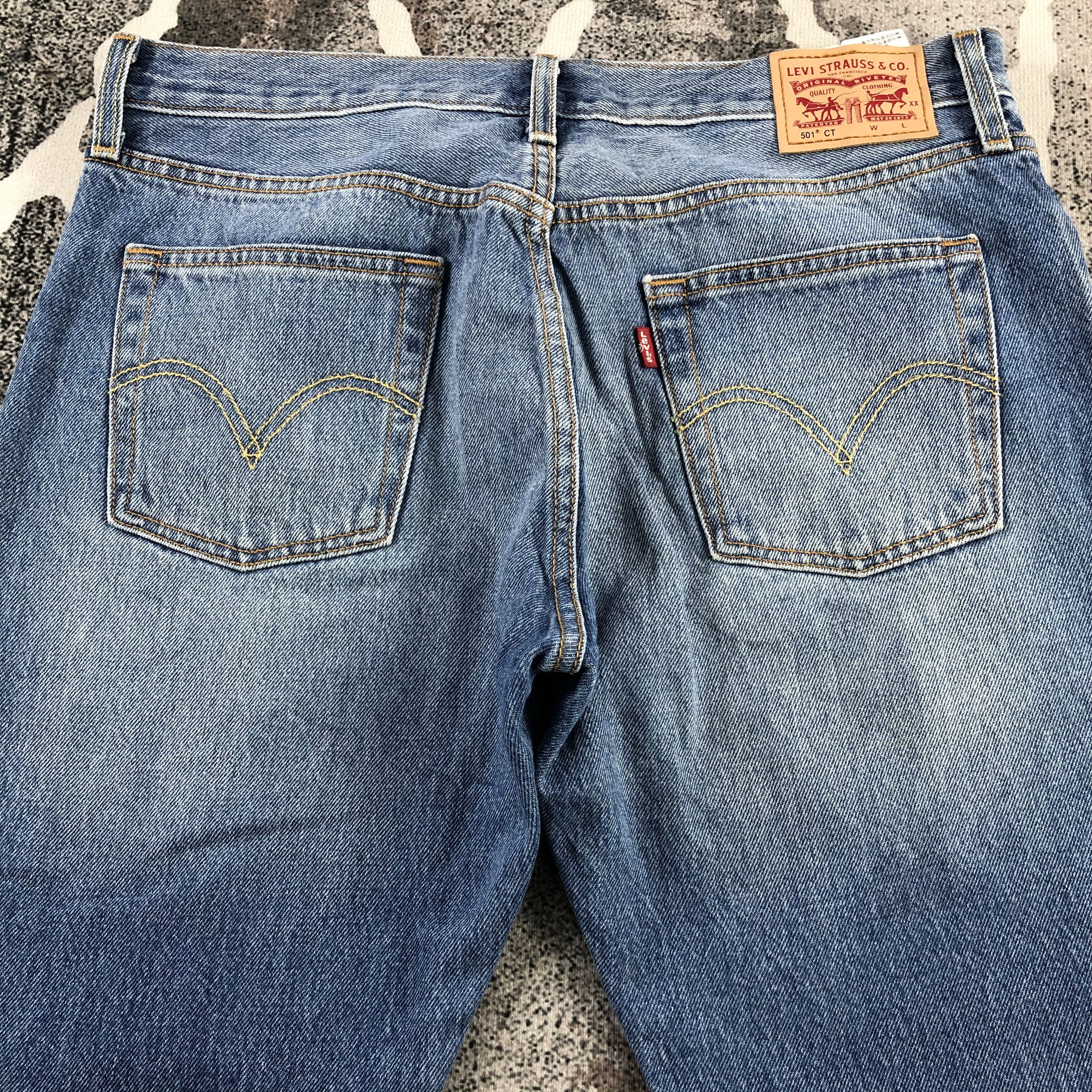 Levi's Levis 501 Jeans Distressed Denim KJ1012 Size US 28 / EU 44 - 4 Thumbnail