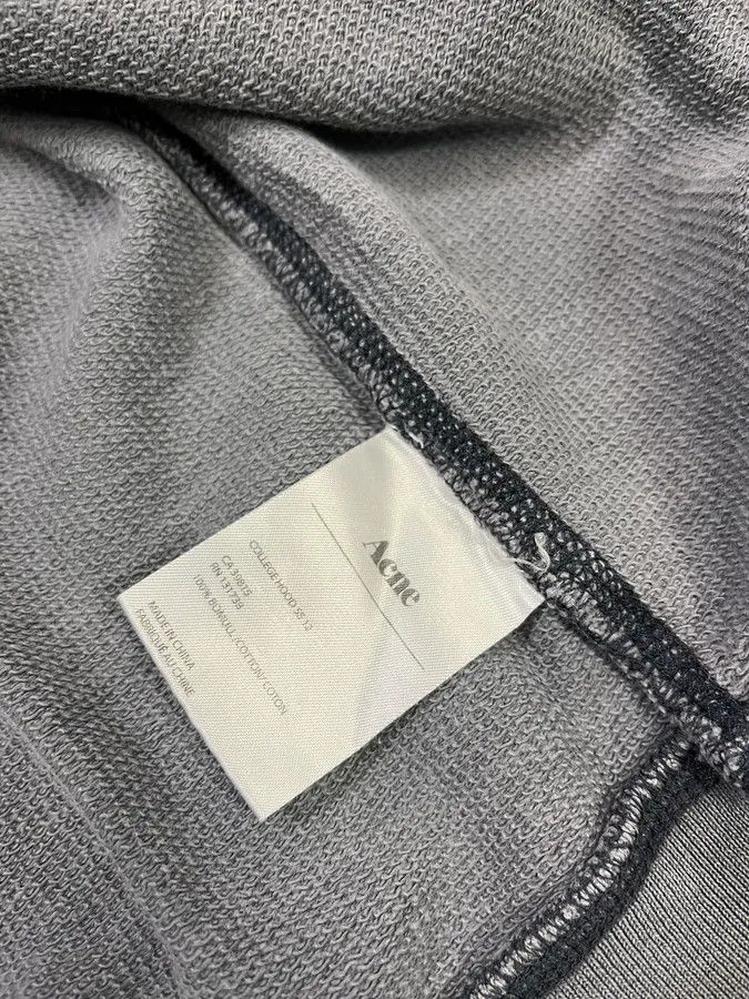 Acne Studios SS2012 Acne Studios Grey Faded Zip-up College Hoodie Size US M / EU 48-50 / 2 - 12 Thumbnail
