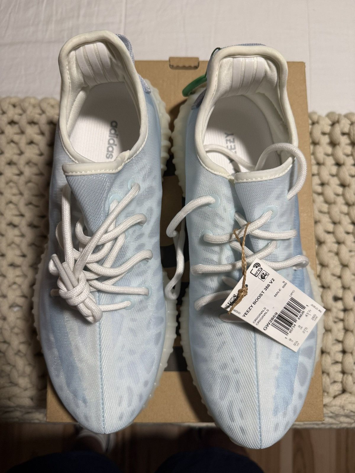 Yeezy Yeezy Boost 350 V2 - Mono Ice Size US 9.5 / EU 42-43 - 2 Thumbnail