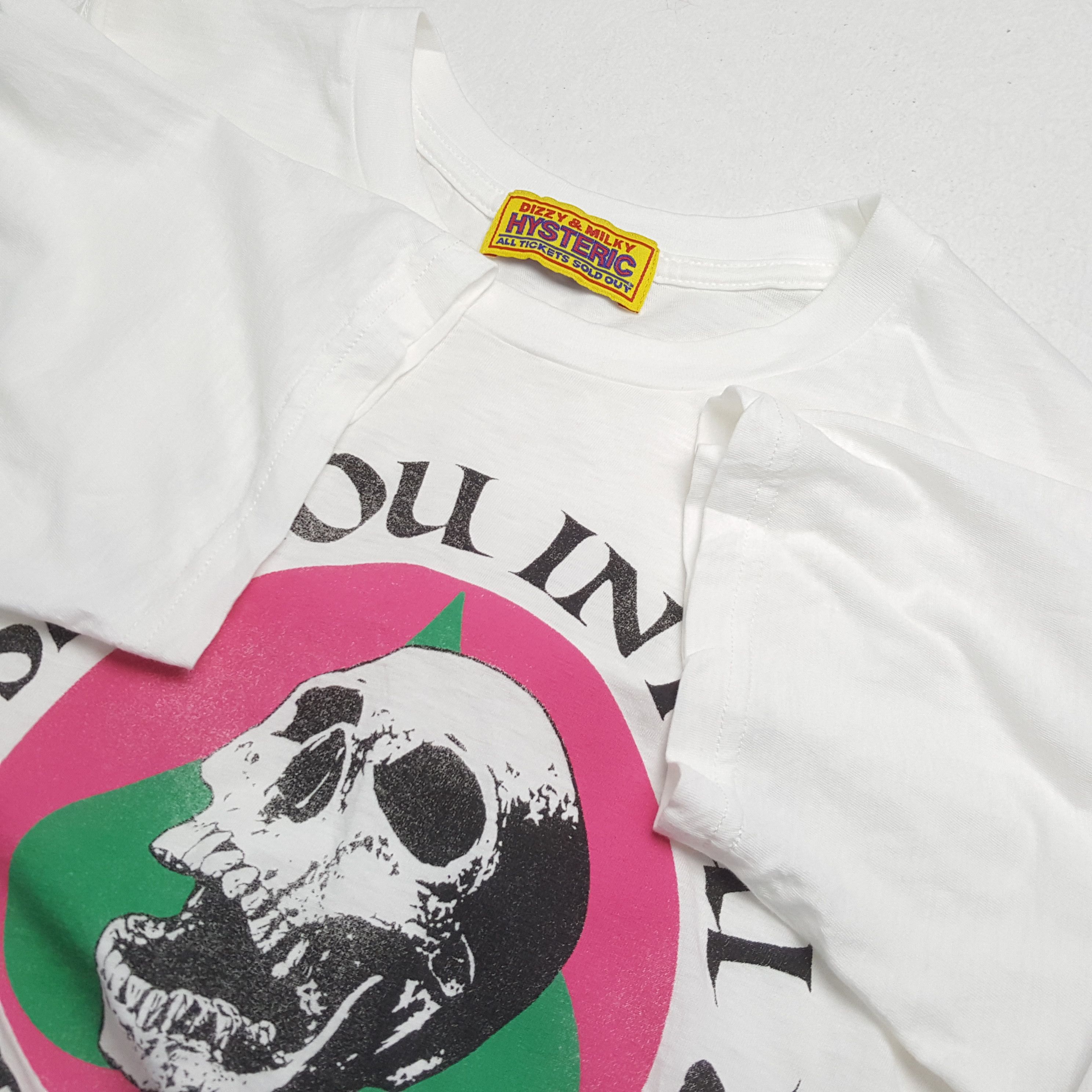 Hysteric Glamour HYSTERIC GLAMOUR Skull Design Japanese Brand Tshirt Size US S / EU 44-46 / 1 - 6 Thumbnail