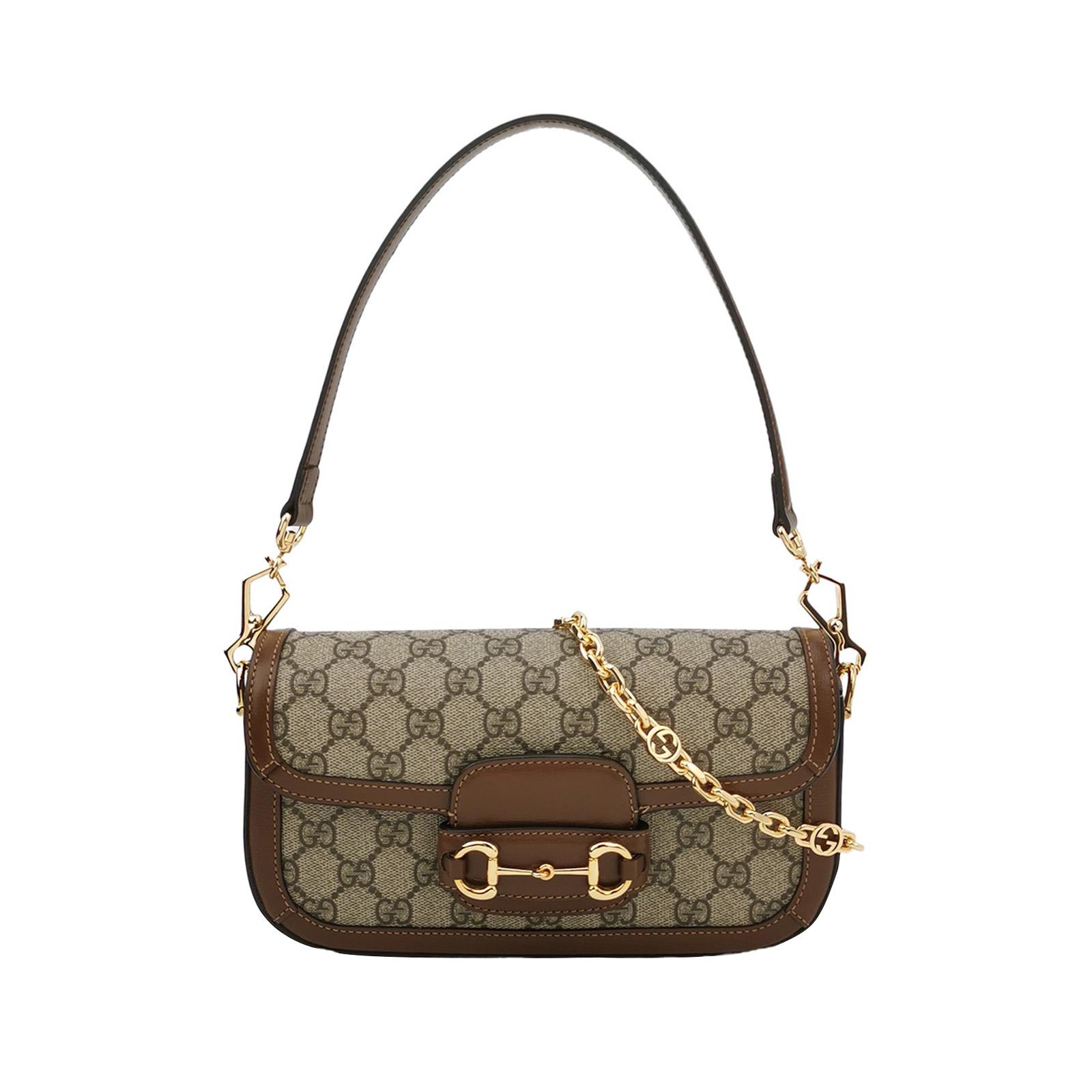 Gucci Gucci 1955 Horsebit GG Supreme Shoulder Bag Size ONE SIZE - 1 Thumbnail
