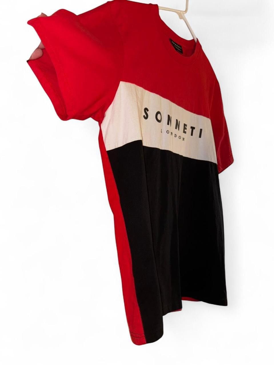 Sonneti Red and black Sonneti London cotton t-shirt Size US XL / EU 56 / 4 - 3 Thumbnail
