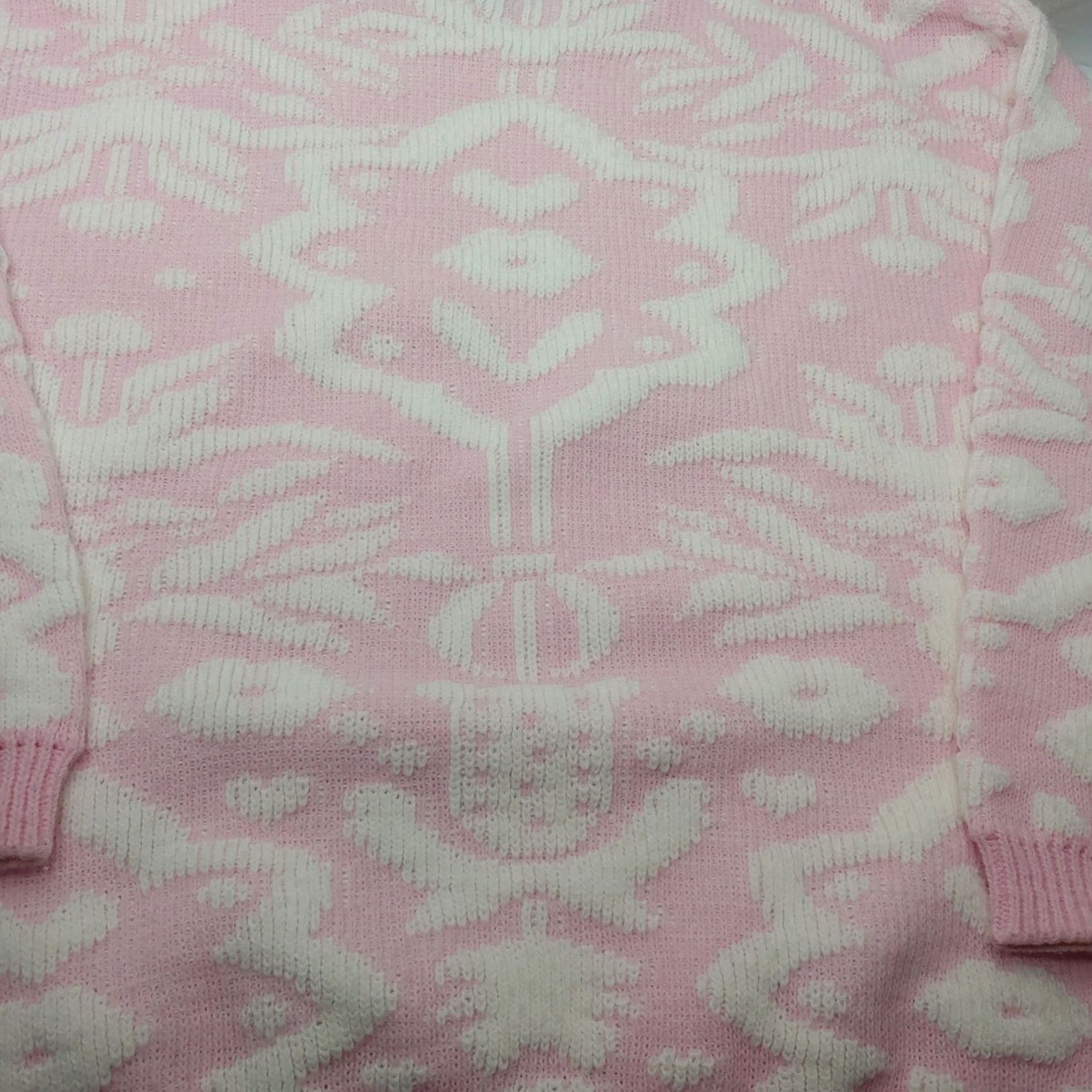 Vintage VINTAGE Cabin Creek Women's S Sweater Pink Chenille Fairy Kei Crew Neck Long Sleeve Pullover Knit 80s Retro Floral Casual Mens Girls Size S / US 4 / IT 40 - 3 Thumbnail