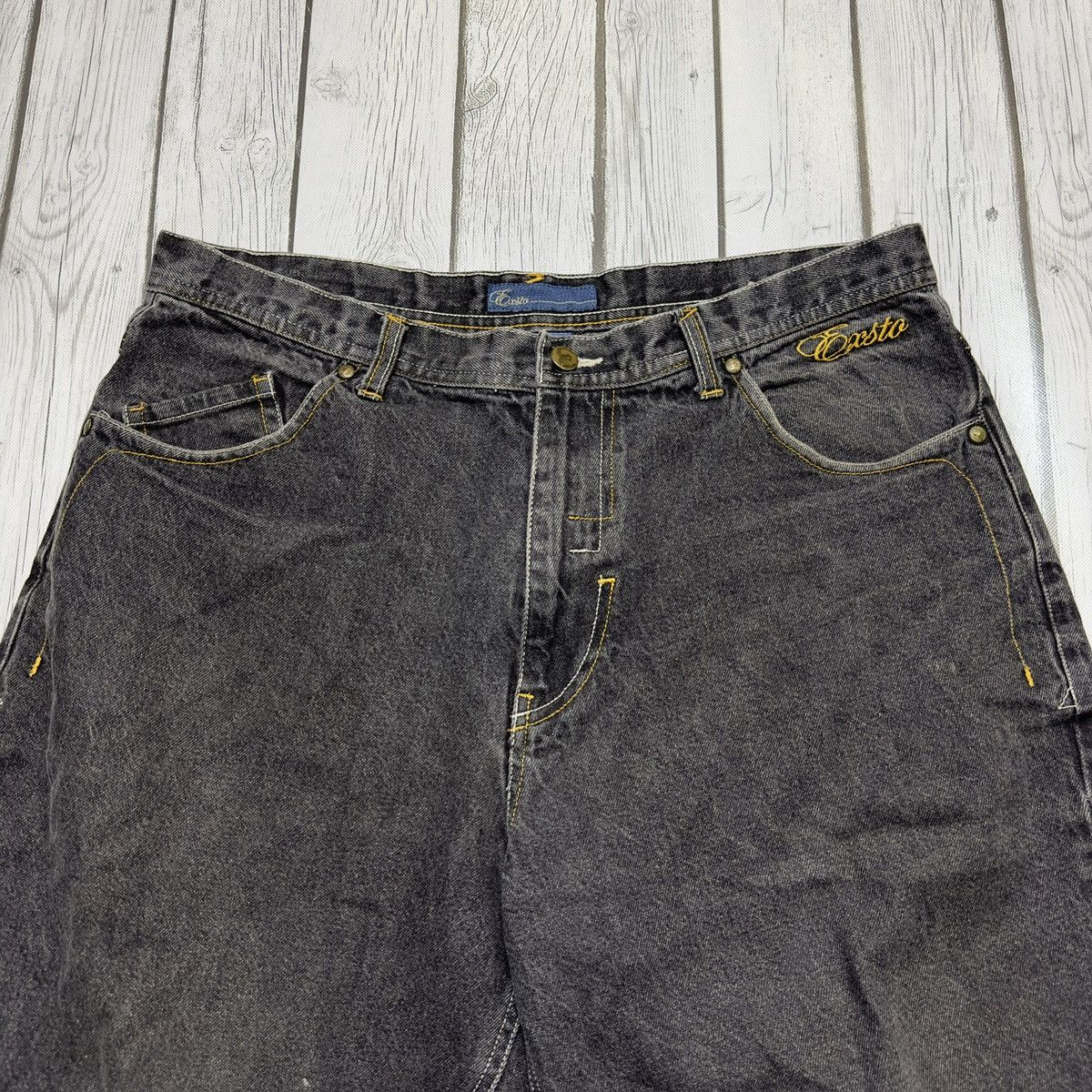 Vintage Vintage Exsto jean shorts Size US 36 / EU 52 - 3 Thumbnail