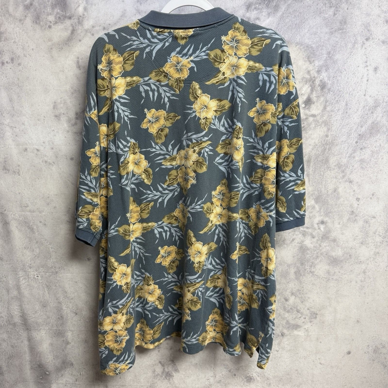 Ocean Pacific Vintage Op Sport Ocean Pacific Floral Polo Shirt Mens 2XL 28 Size US XXL / EU 58 / 5 - 2 Thumbnail