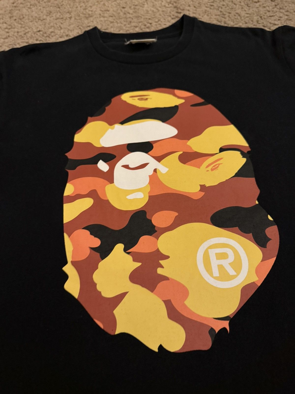 Bape Bape 1st Camo Big Ape Head Tee (L) Size US XL / EU 56 / 4 - 3 Thumbnail