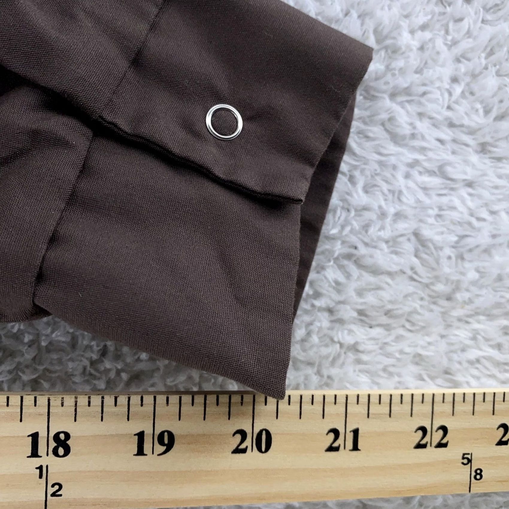 Vintage Kraft Dairy Group Shirt Mens Large/XL Vintage Button-Up with Pockets Embroidered Brown Long Sleeve Carded 90s Werk Uniform Decorative Collectible Mens Size US L / EU 52-54 / 3 - 6 Thumbnail