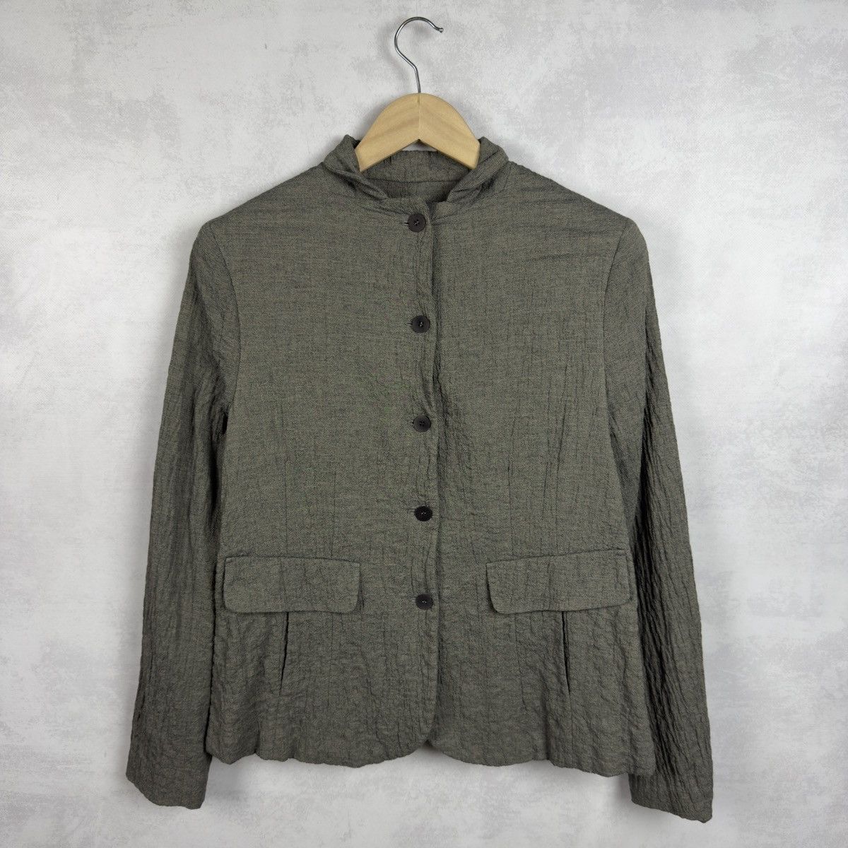 Annette Gortz Annette Gortz Kim Viscose Cotton Wool Blazer Jacket Size 38 Size XS / US 0-2 / IT 36-38 - 2 Thumbnail