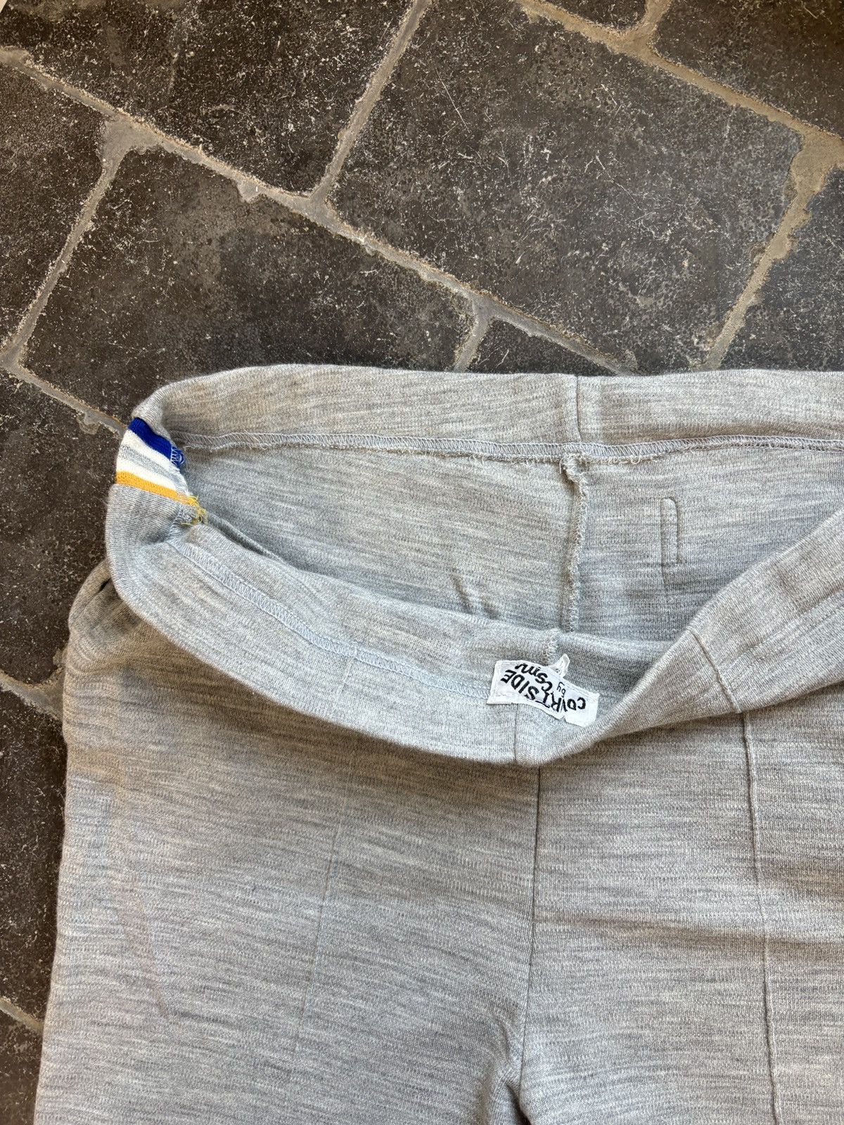 Vintage Vintage Tracksuit 2pc Two Piece Sweat Suit Pants 70s Large Size 42L - 7 Thumbnail