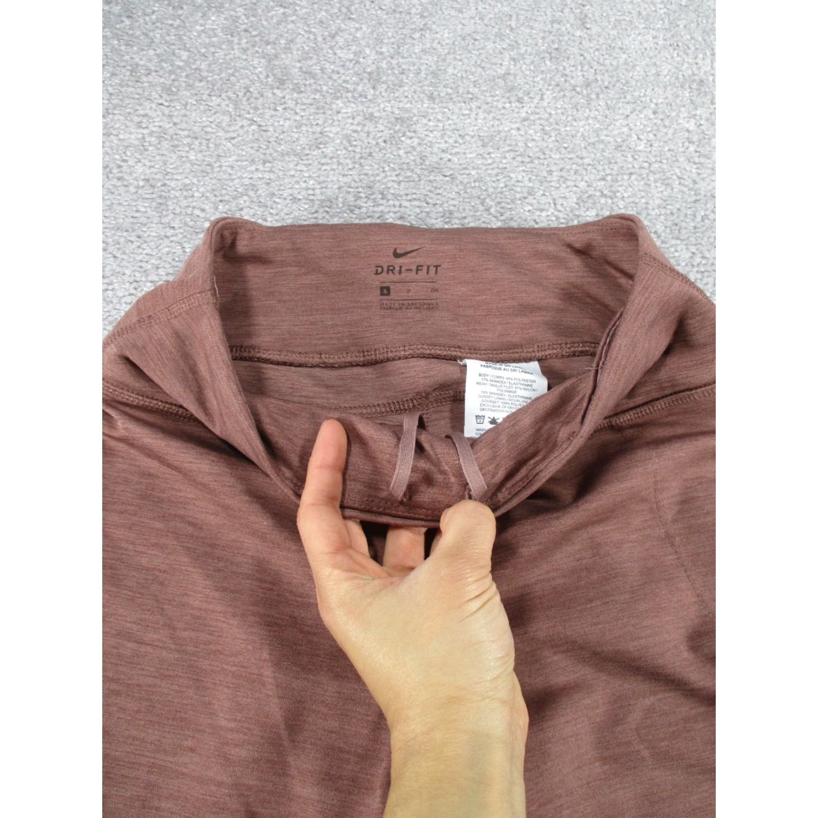 Nike Nike Leggings Capri Womens Small Dri-Fit Brown Capri Training Activewear Sports Athleisure Logo Women’s Velcro? Size 28" / US 6 / IT 42 - 3 Thumbnail