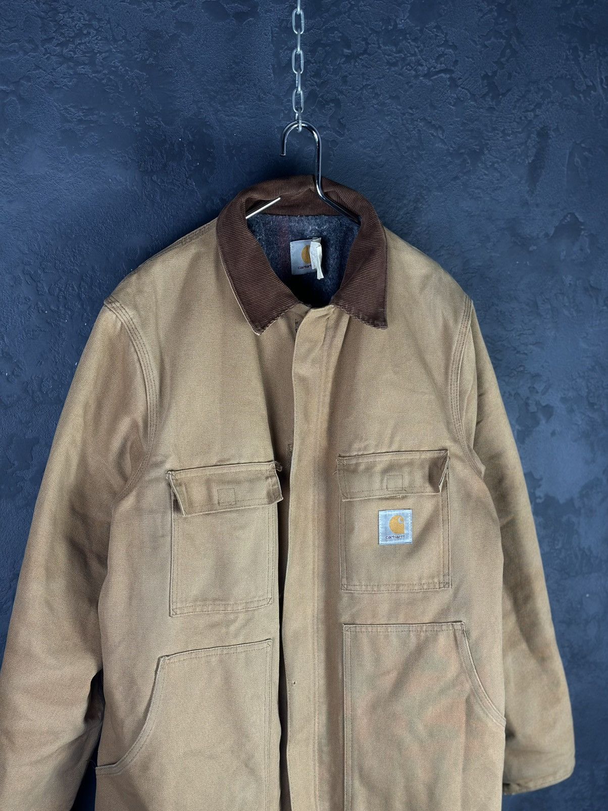 Carhartt × Vintage Rare Design Vintage Carhatt Distressed Jacket 1990s Size US M / EU 48-50 / 2 - 2 Thumbnail