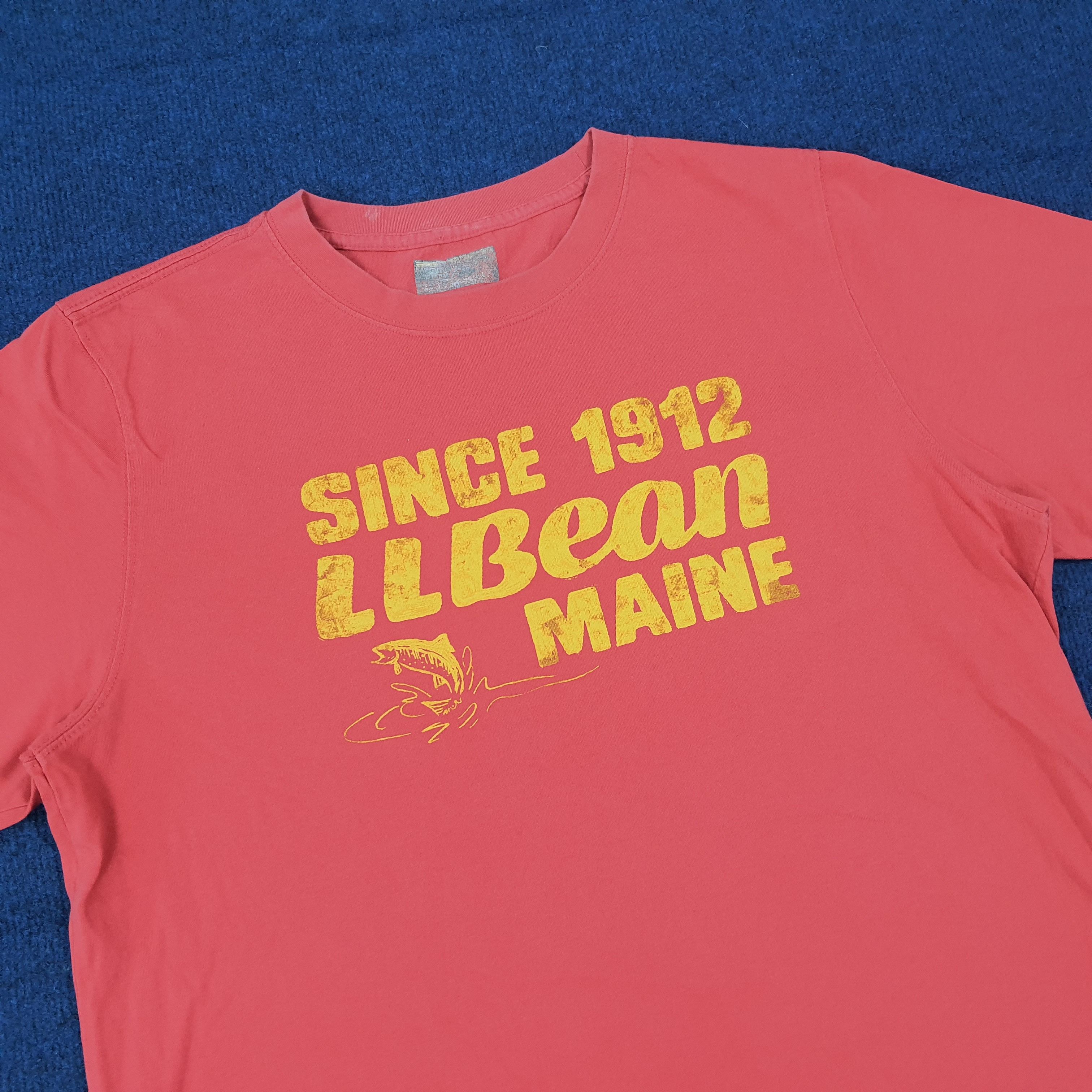 L.L. Bean Vintage L.L.Bean Maine Since 1912 T-Shirt C276N55 Size US L / EU 52-54 / 3 - 2 Thumbnail