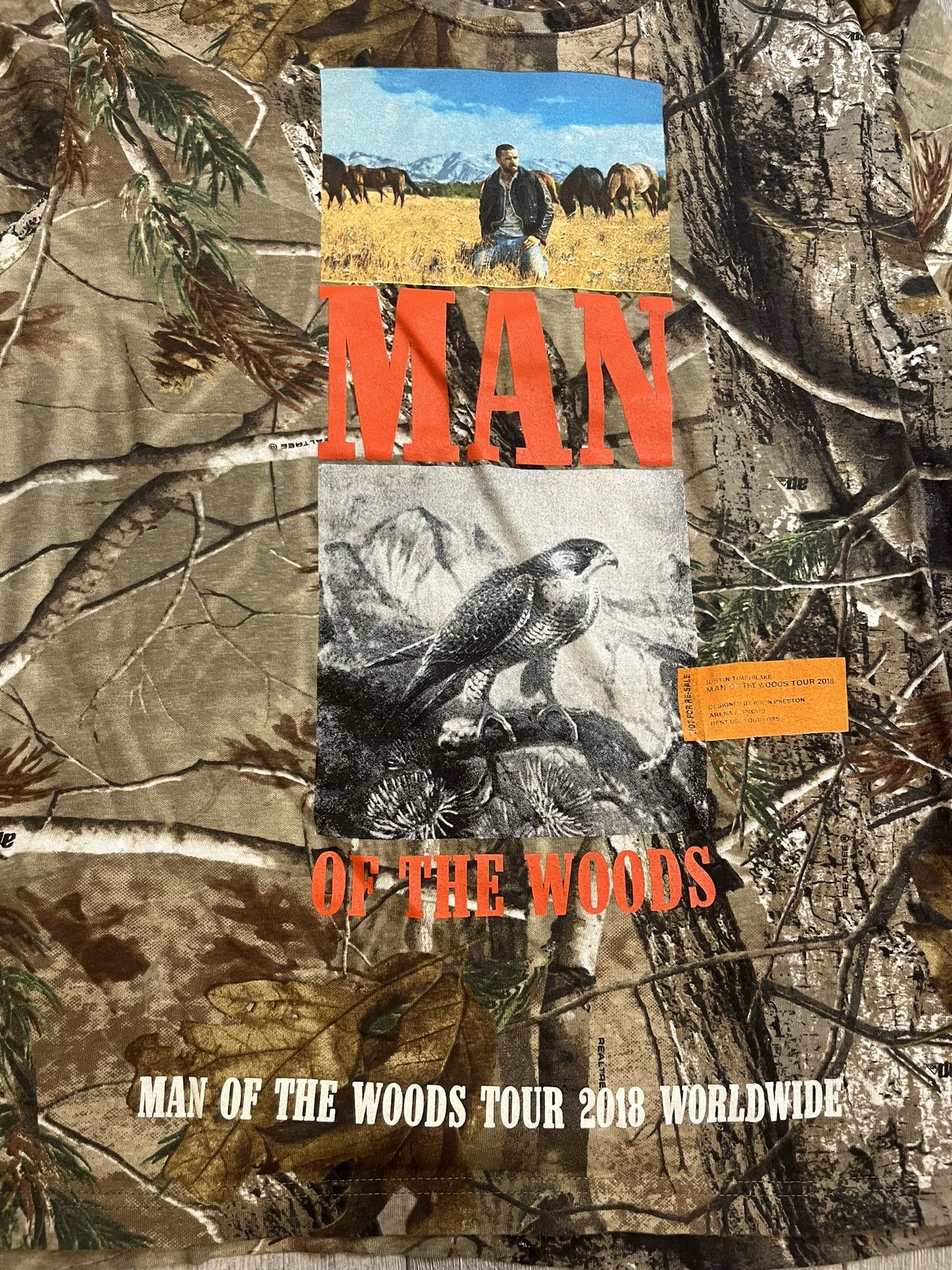 Band Tees Justin Timberlake Man of The Woods Tour Merch. Large Size US L / EU 52-54 / 3 - 3 Thumbnail