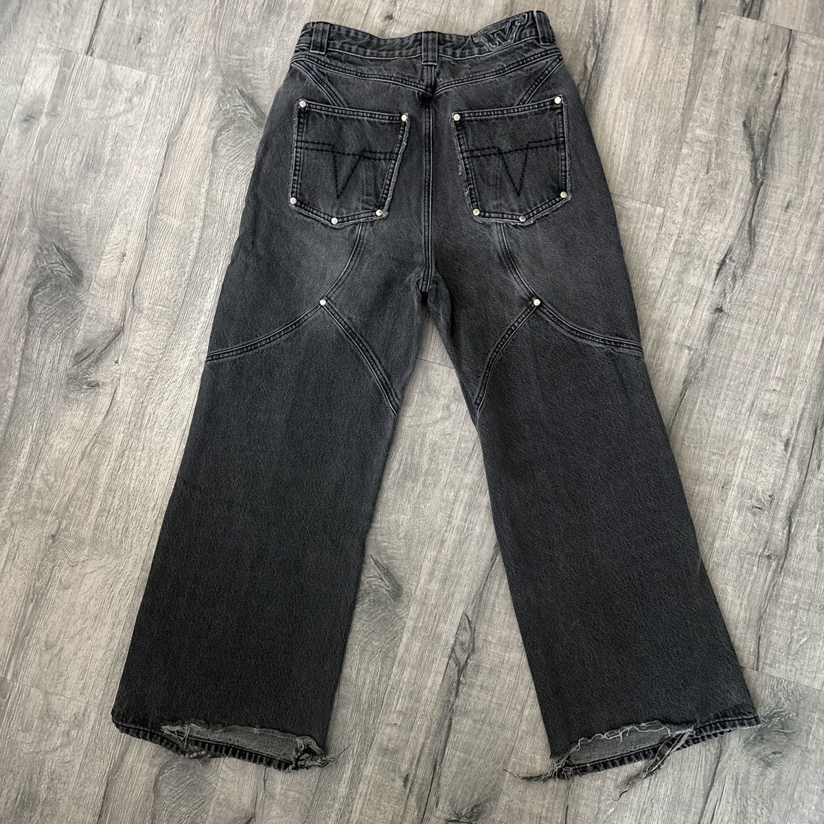 Trendt Vision Trendtvision Ash Black Denim Jeans Size US 32 / EU 48 - 2 Thumbnail