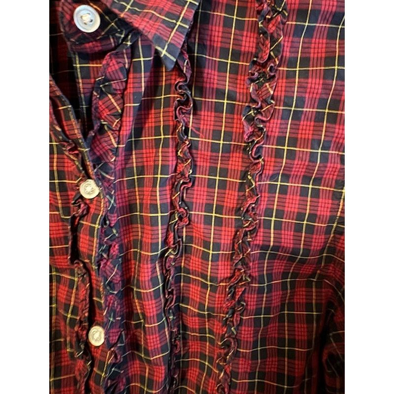 Lauren Ralph Lauren Vintage Lauren Ralph Lauren Wallace Tartan Plaid Ruffled S Size S / US 4 / IT 40 - 2 Thumbnail