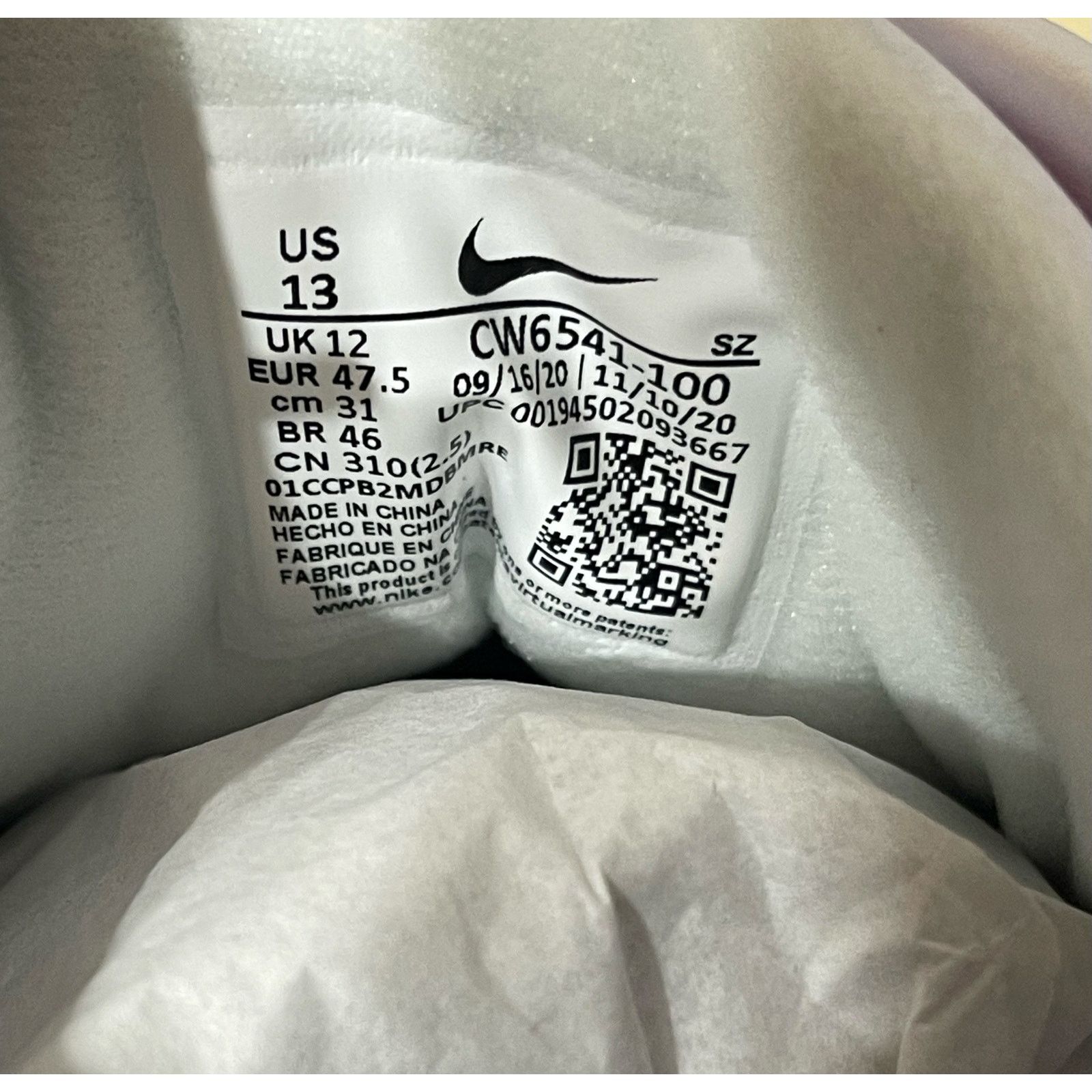 Nike Nike Air Max 1 "EOI" | Size 13M [new] CW6541-100 Size US 13 / EU 46 - 9 Thumbnail