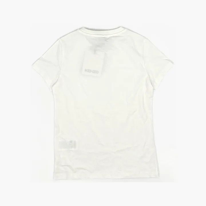 Kenzo KENZO White Short-Sleeve Embroidered T-Shirt -2507 Size XS / US 0-2 / IT 36-38 - 3 Thumbnail
