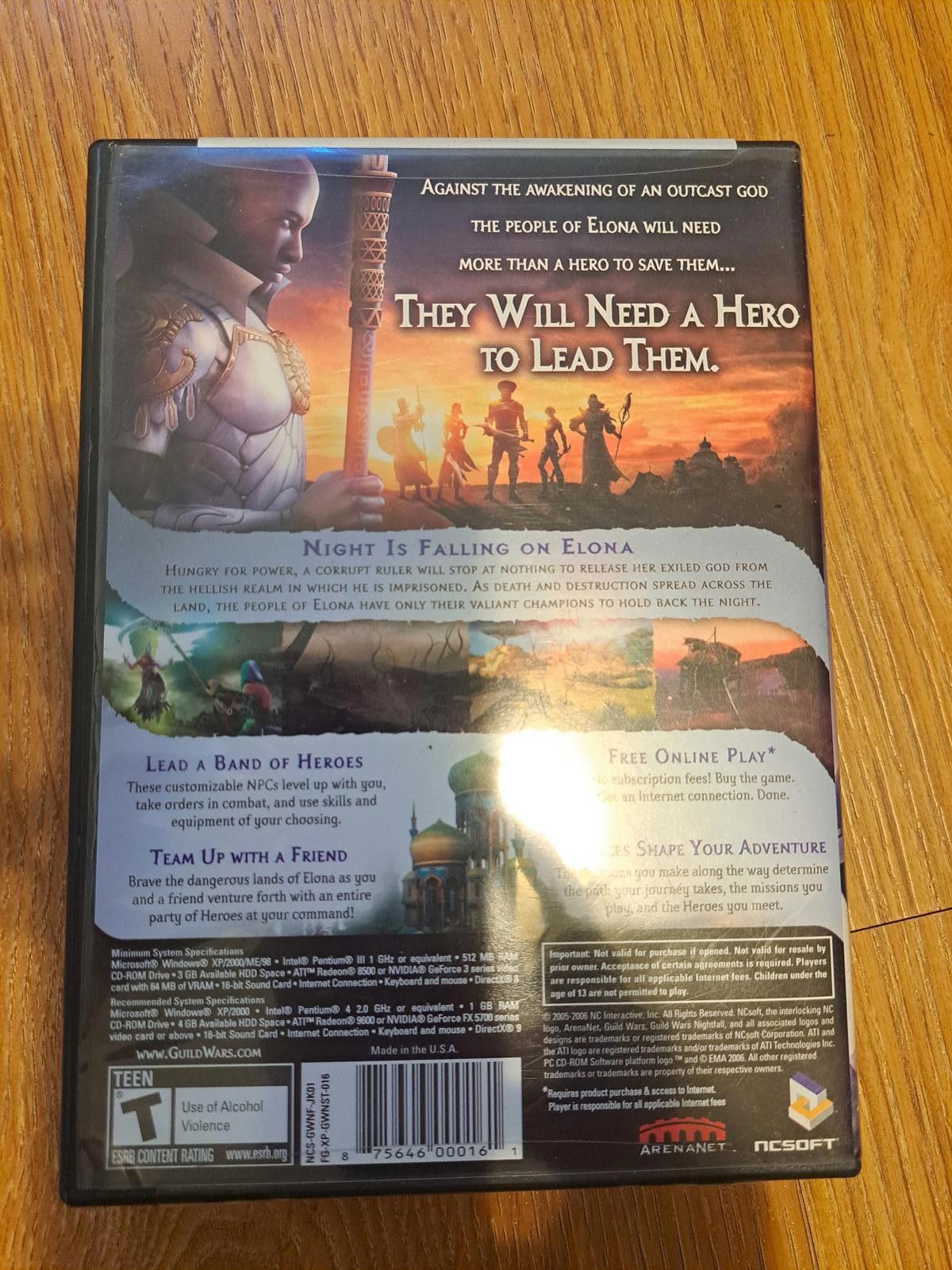 Other Guild Wars Nightfall PC Great Condition 3 Disc Size ONE SIZE - 2 Thumbnail