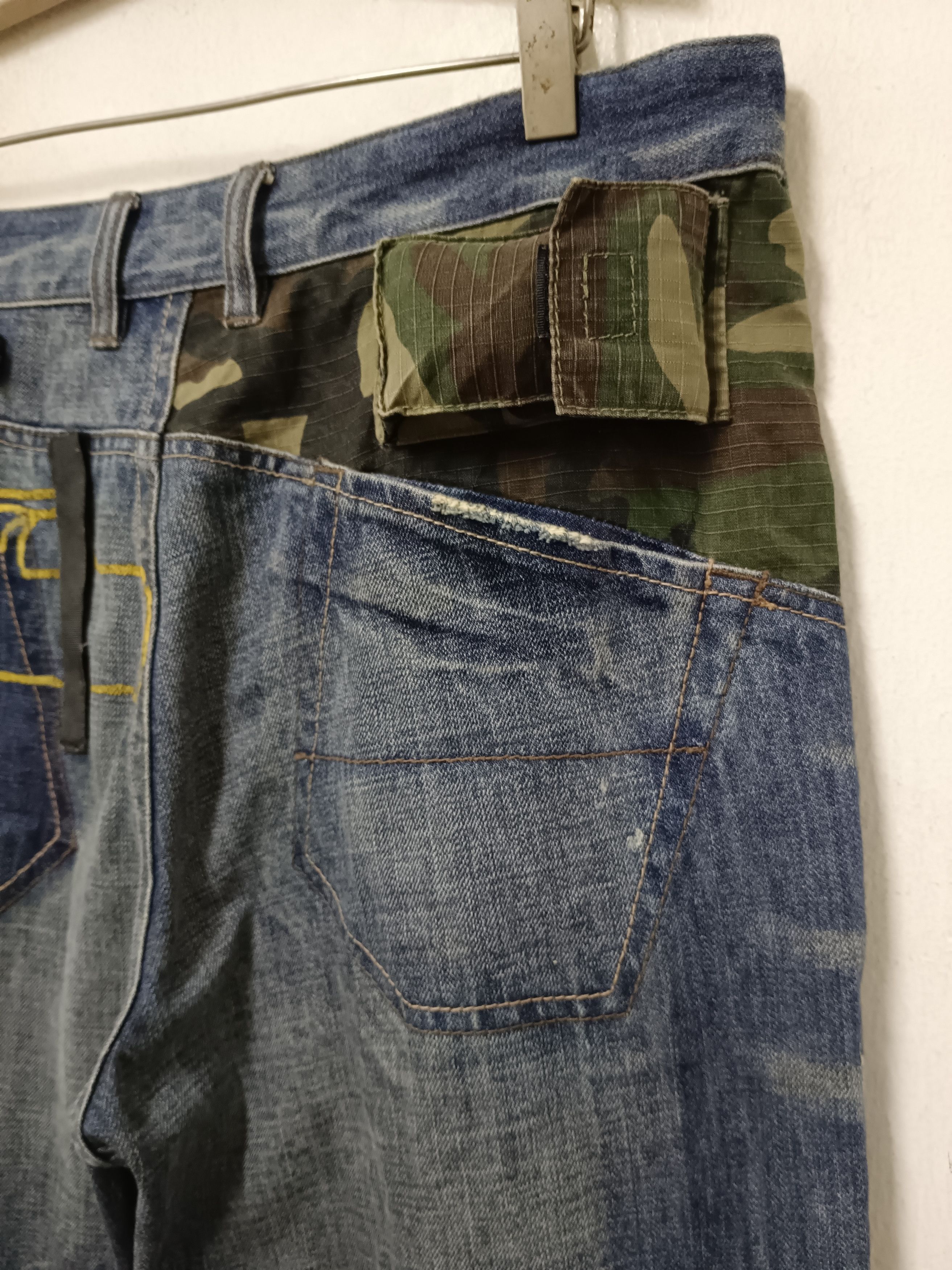 Fiberops × Japanese Brand Vintage Fiberops Tactical Flared Jeans Size US 34 / EU 50 - 2 Thumbnail