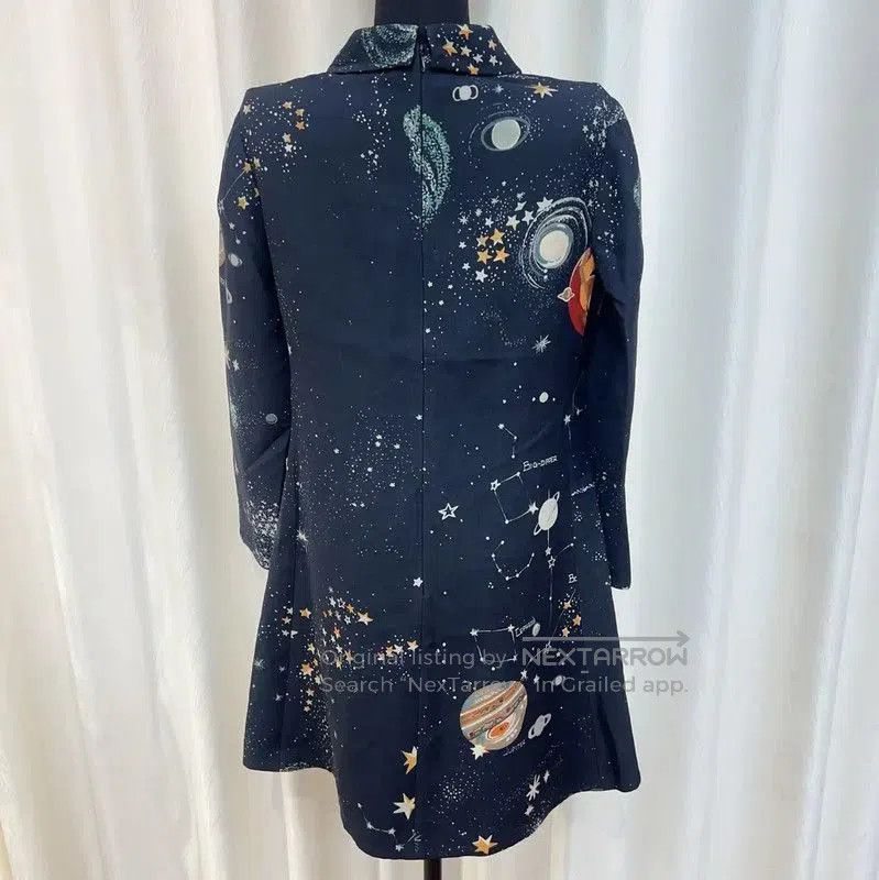 Valentino Valentino Deep Blue Cotton Dress for Women . Size M / US 6-8 / IT 42-44 - 3 Thumbnail