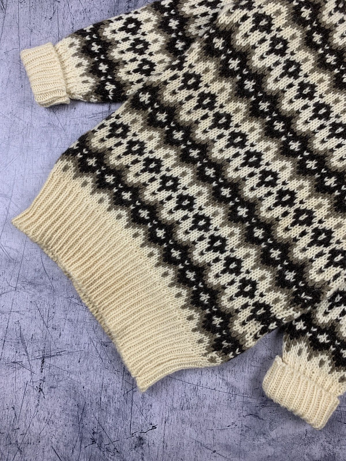 Vintage Vintage Fair Isle Wool Norwegian Sweater High Neck 90’s Size US XS / EU 42 / 0 - 4 Thumbnail