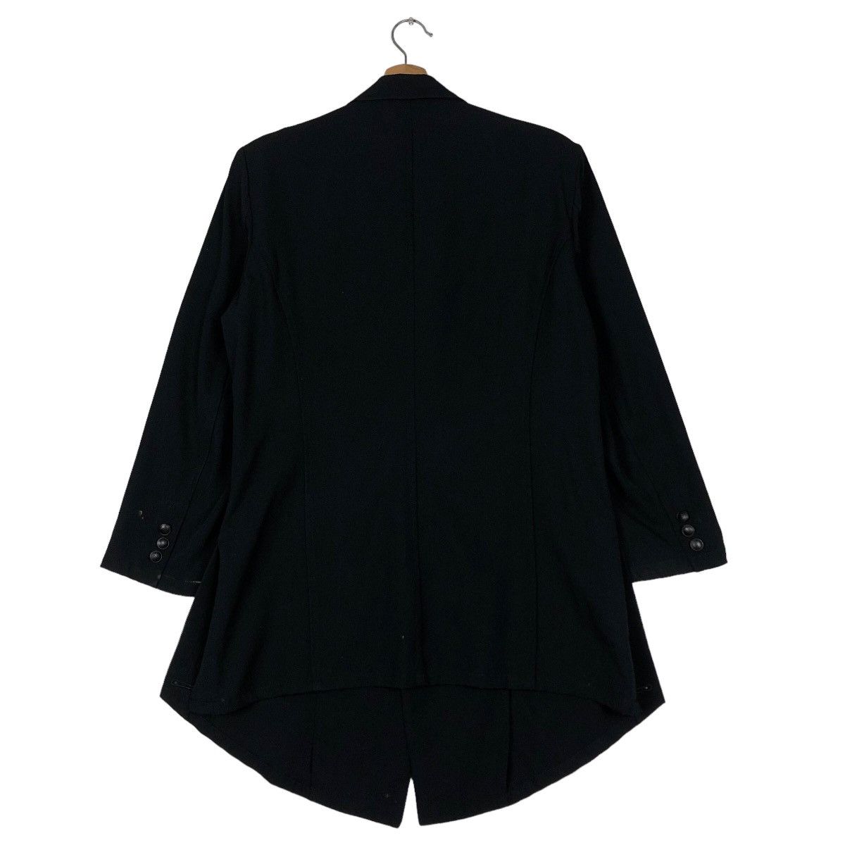 Yohji Yamamoto 🔥Rich Black Bondage Design Asymmetrical Design Cut AT Japan Size US M / EU 48-50 / 2 - 8 Thumbnail