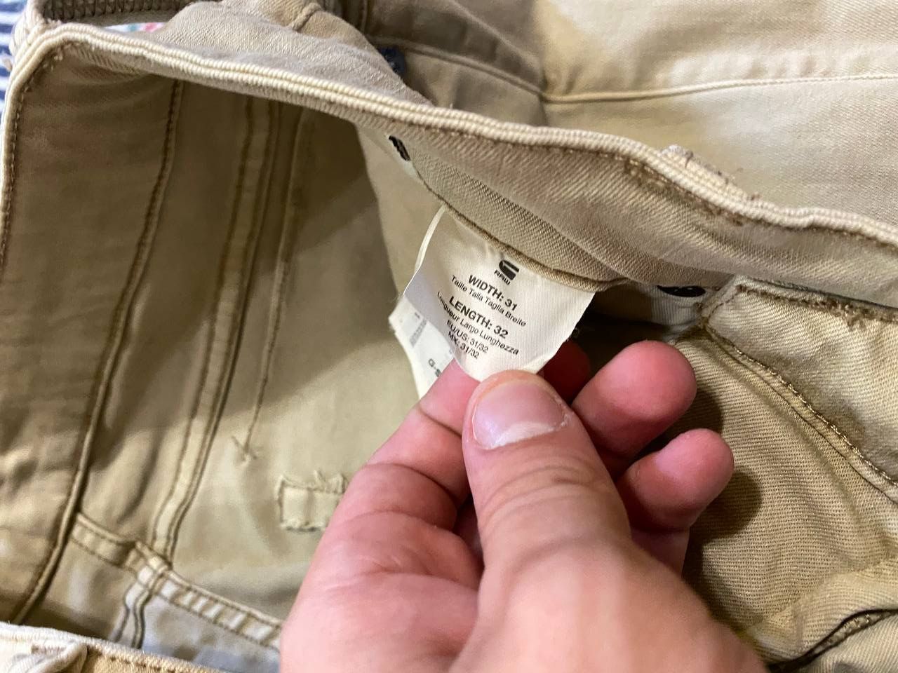 G-Star G-Star D-Staq 5-Pocket Skinny Beige Denim Jeans Size 31 Size US 31 - 2 Thumbnail