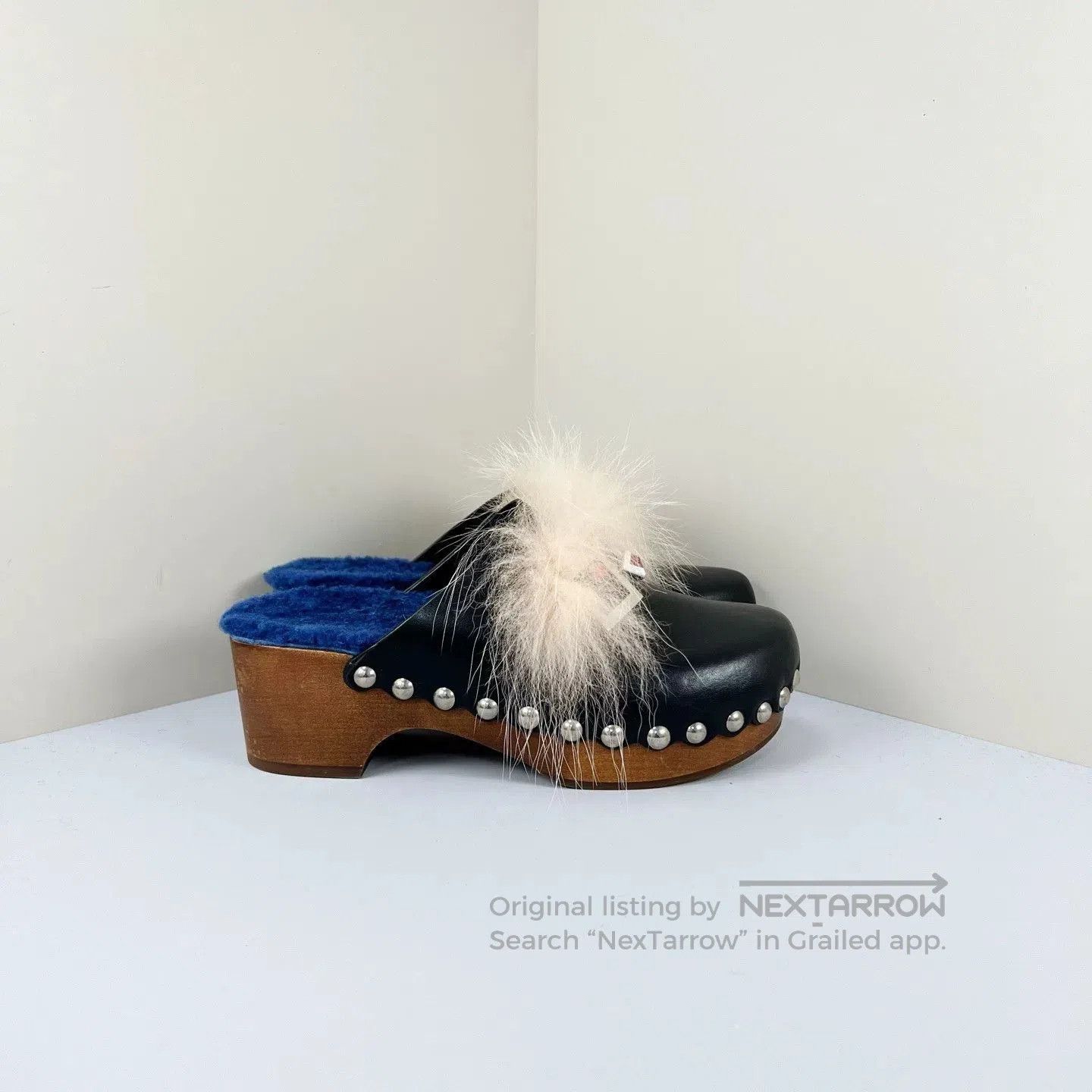 Fendi Fendi Monster Fur Slippers. Size US 5 / IT 35 - 4 Thumbnail