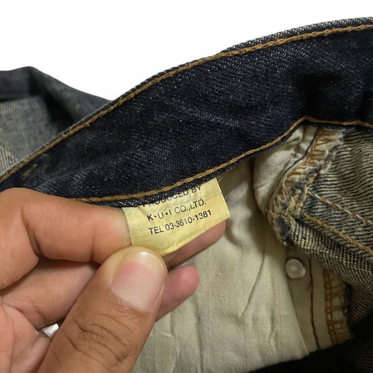 If Six Was Nine JAPANES FLARE DESIGNER K.U.I CO L.T.D DENIM (30×40) Size US 30 / EU 46 - 8 Thumbnail
