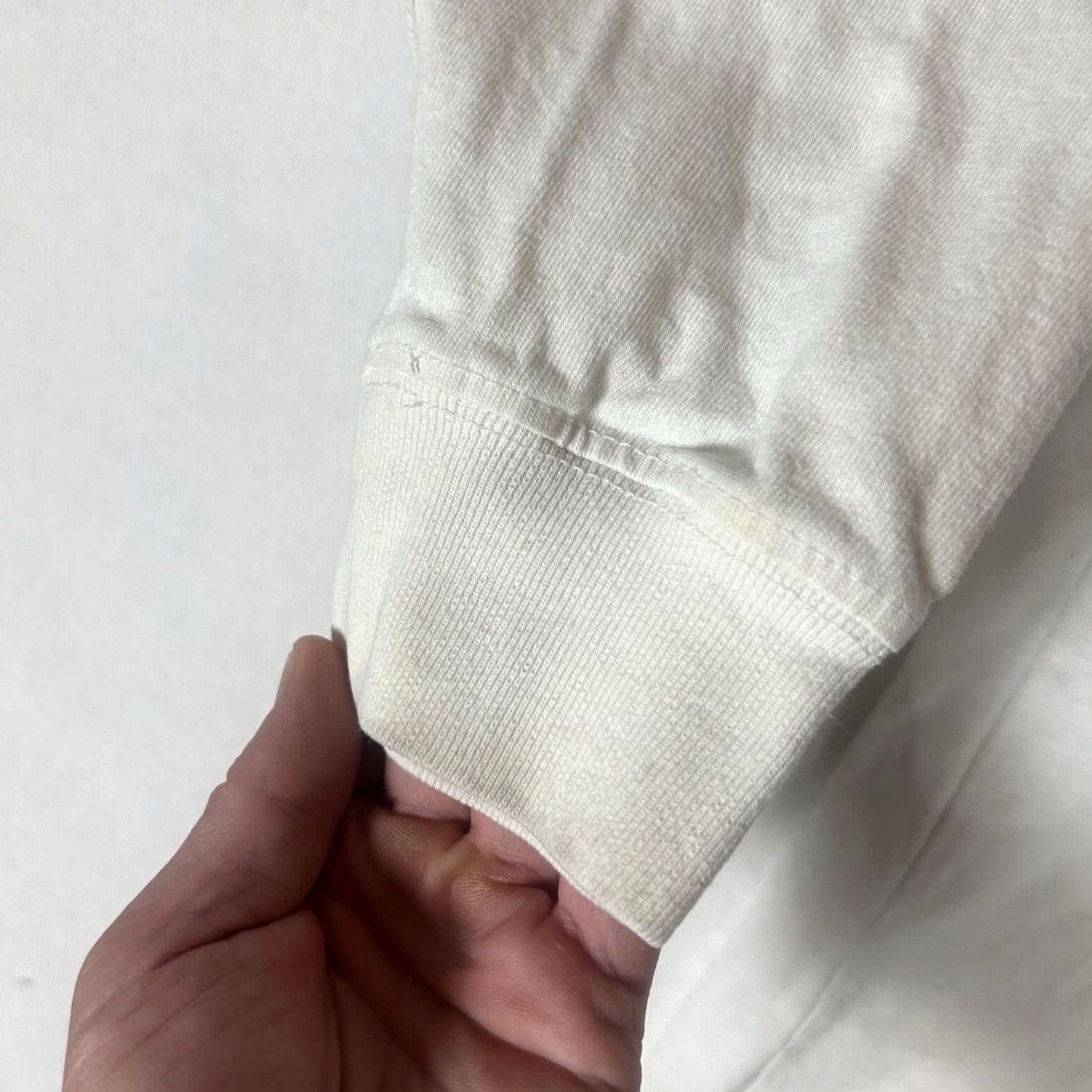Carhartt Carhartt Long Sleeve Shirt Mens 2XL White Cotton Casual XXL Stained, Logo, USA, Work, Vintage: No Size US XXL / EU 58 / 5 - 3 Thumbnail