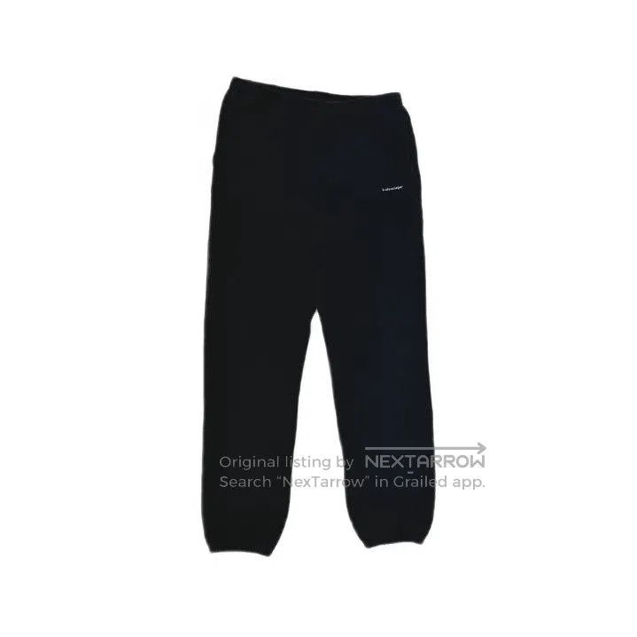 Balenciaga Balenciaga Black Logo Cloud Knit Sweatpants. Size US 26 / EU 42 - 2 Thumbnail