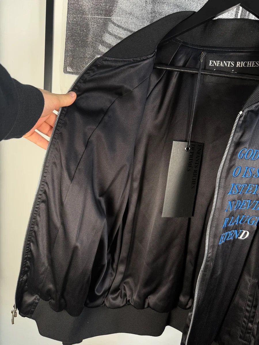 Enfants Riches Deprimes 🚭ERD GRAIL🚭BNWT ICONIC "GERMS" SILK BOMBER JACKET Size US XL / EU 56 / 4 - 12 Thumbnail