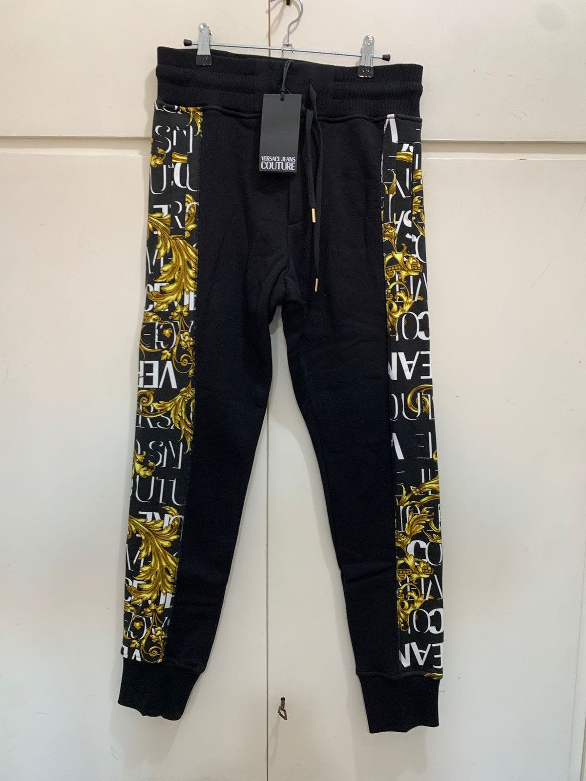 Versace Jeans Couture Logo Tracksuit Pants Baroque Versace Jeans Culture XS black Size US 28 / EU 44 - 1 Thumbnail