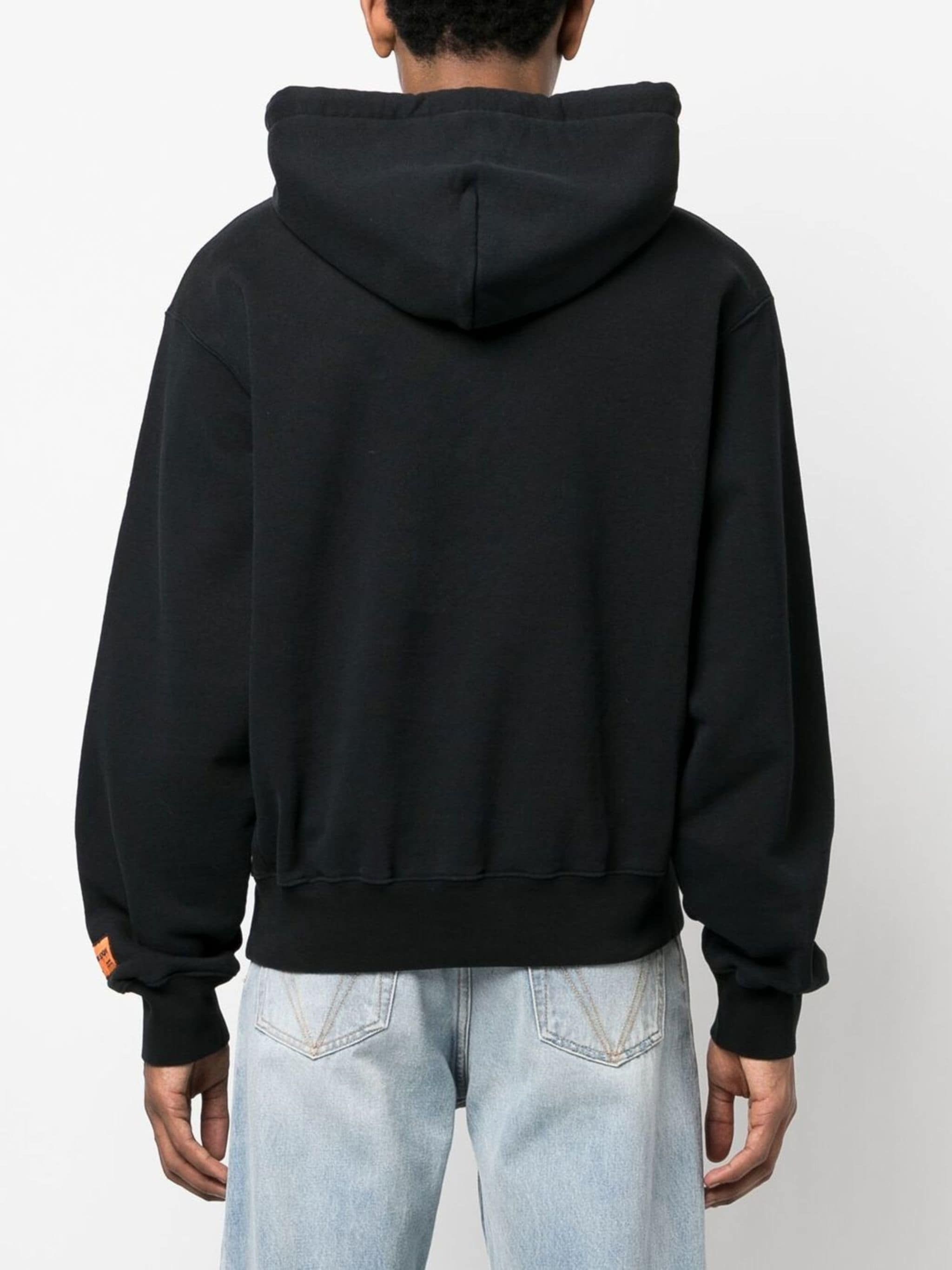 Heron Preston o1b1xh1ea1223 Graphic Print Hoodie in Black Size US XL / EU 56 / 4 - 4 Thumbnail
